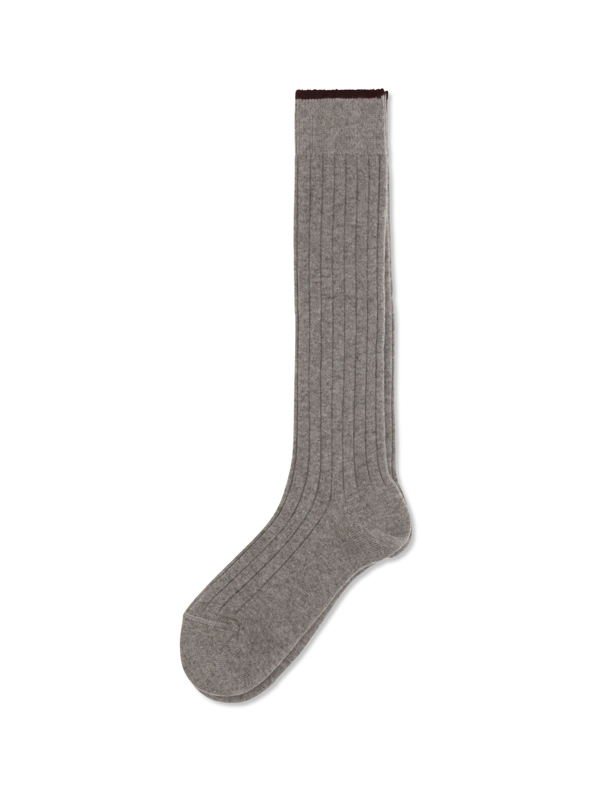 Brunello Cucinelli Men Ribbed Cashmere Socks BRUNELLO CUCINELLI