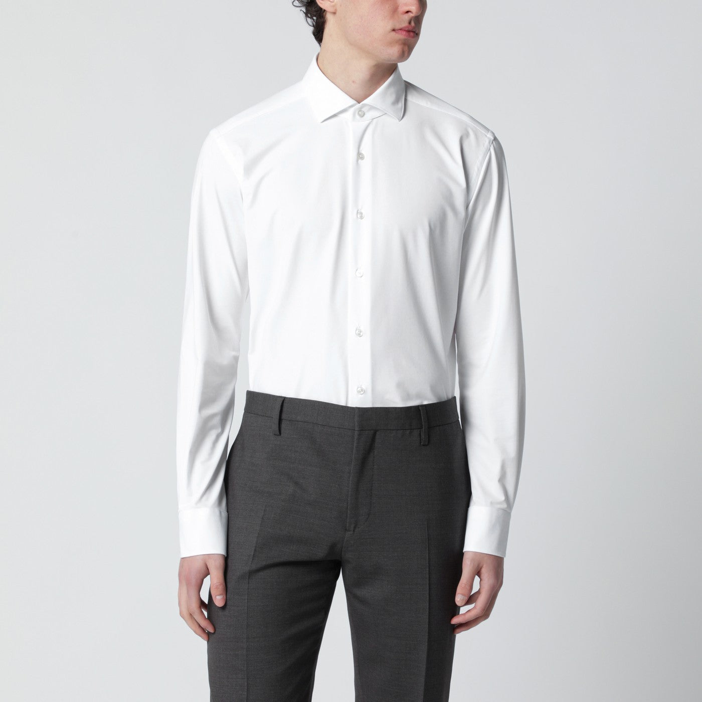 Xacus Active Tailor Fit Shirt White Men XACUS
