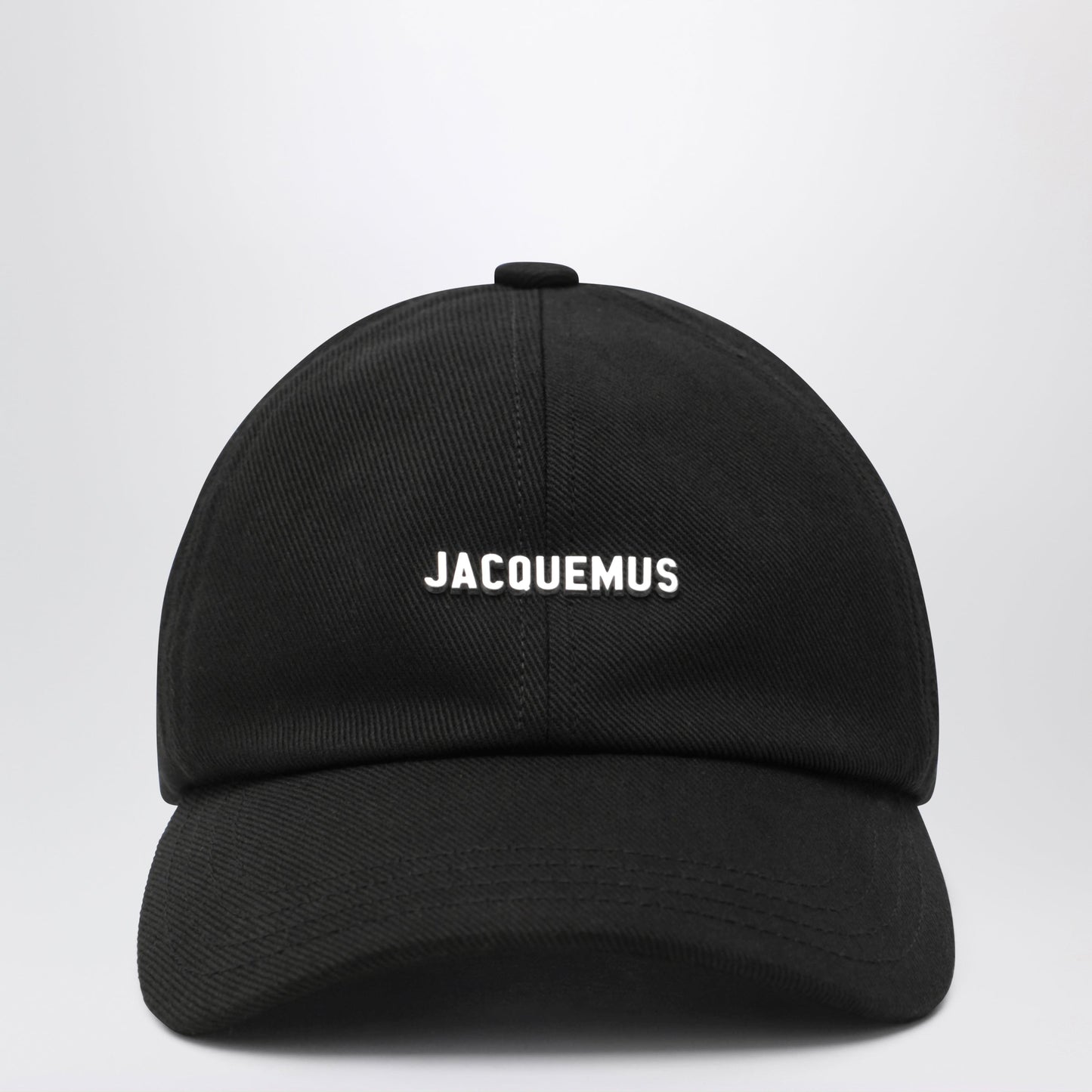 Jacquemus Black Baseball Cap With Logo Men JACQUEMUS