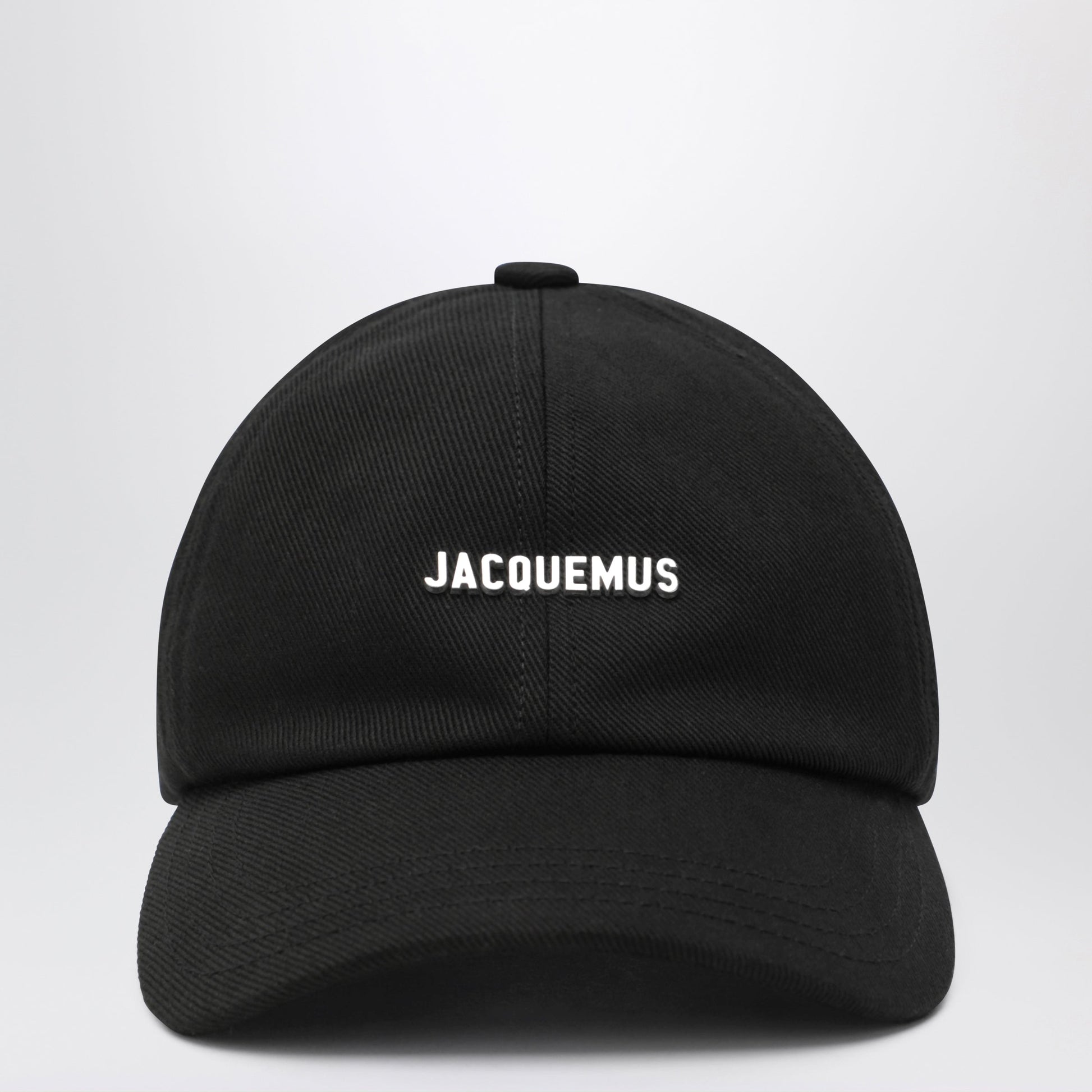 Jacquemus Black Baseball Cap With Logo Men JACQUEMUS