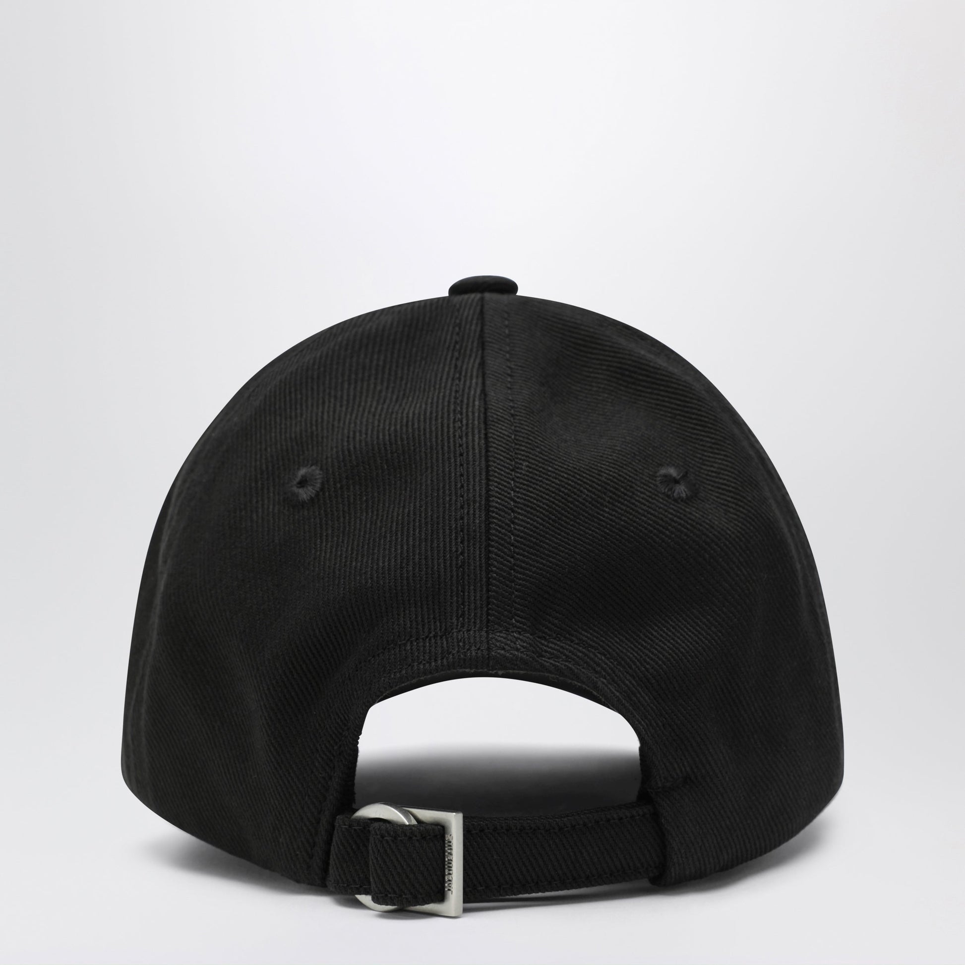 Jacquemus Black Baseball Cap With Logo Men JACQUEMUS