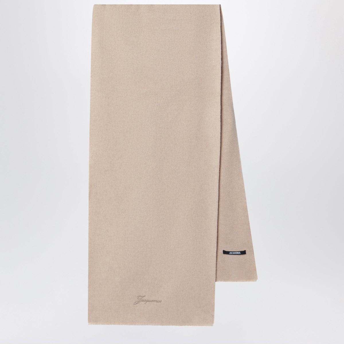 Jacquemus Beige Wool And Cashmere Suit Scarf Women JACQUEMUS