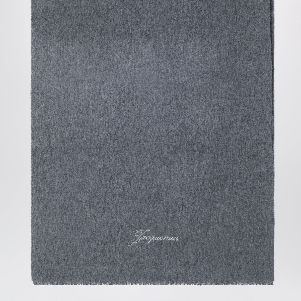 Jacquemus Dark Gray Wool And Cashmere Tailleur Scarf Women JACQUEMUS
