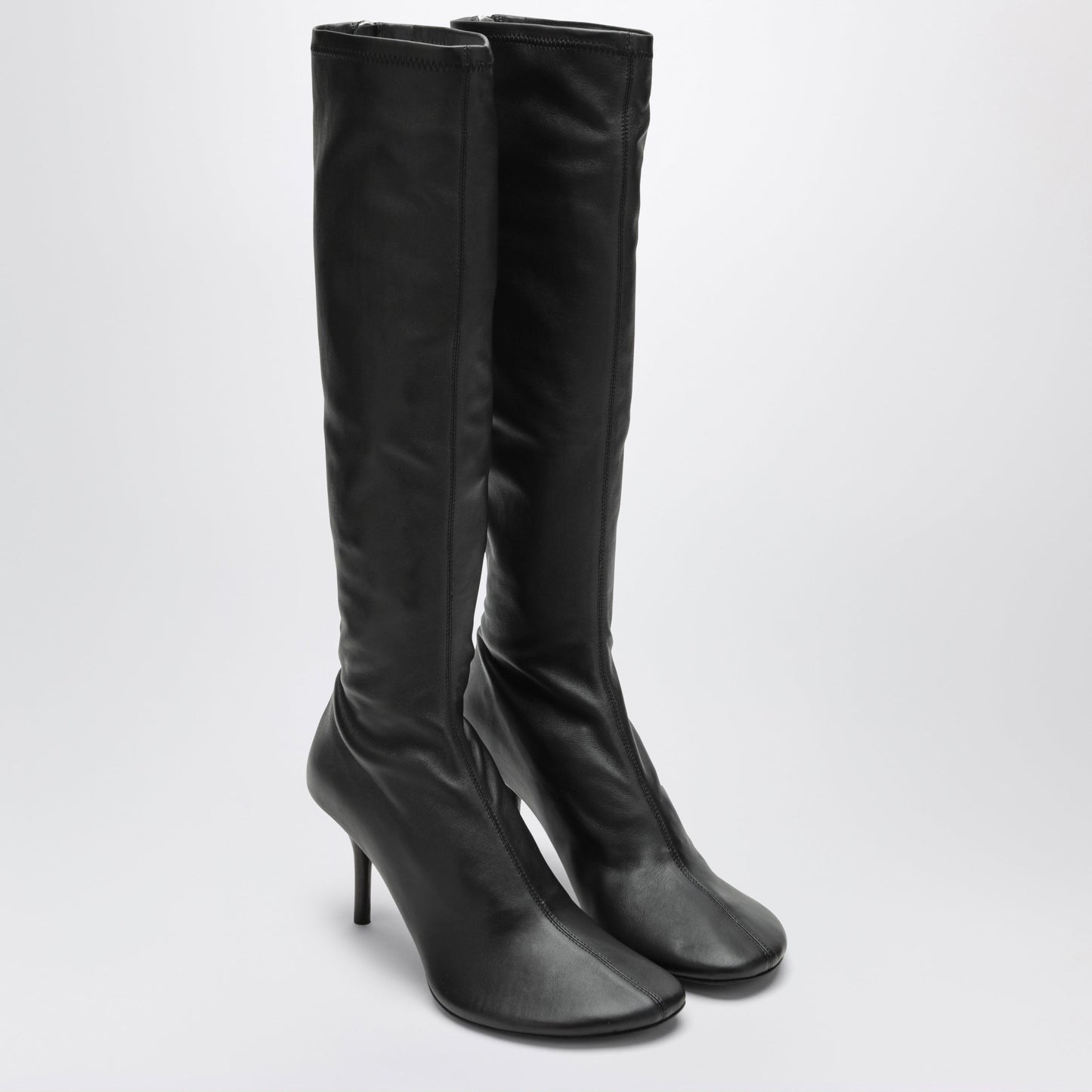 Acne Studios Black Leather Knee-High Boots Women ACNE STUDIOS