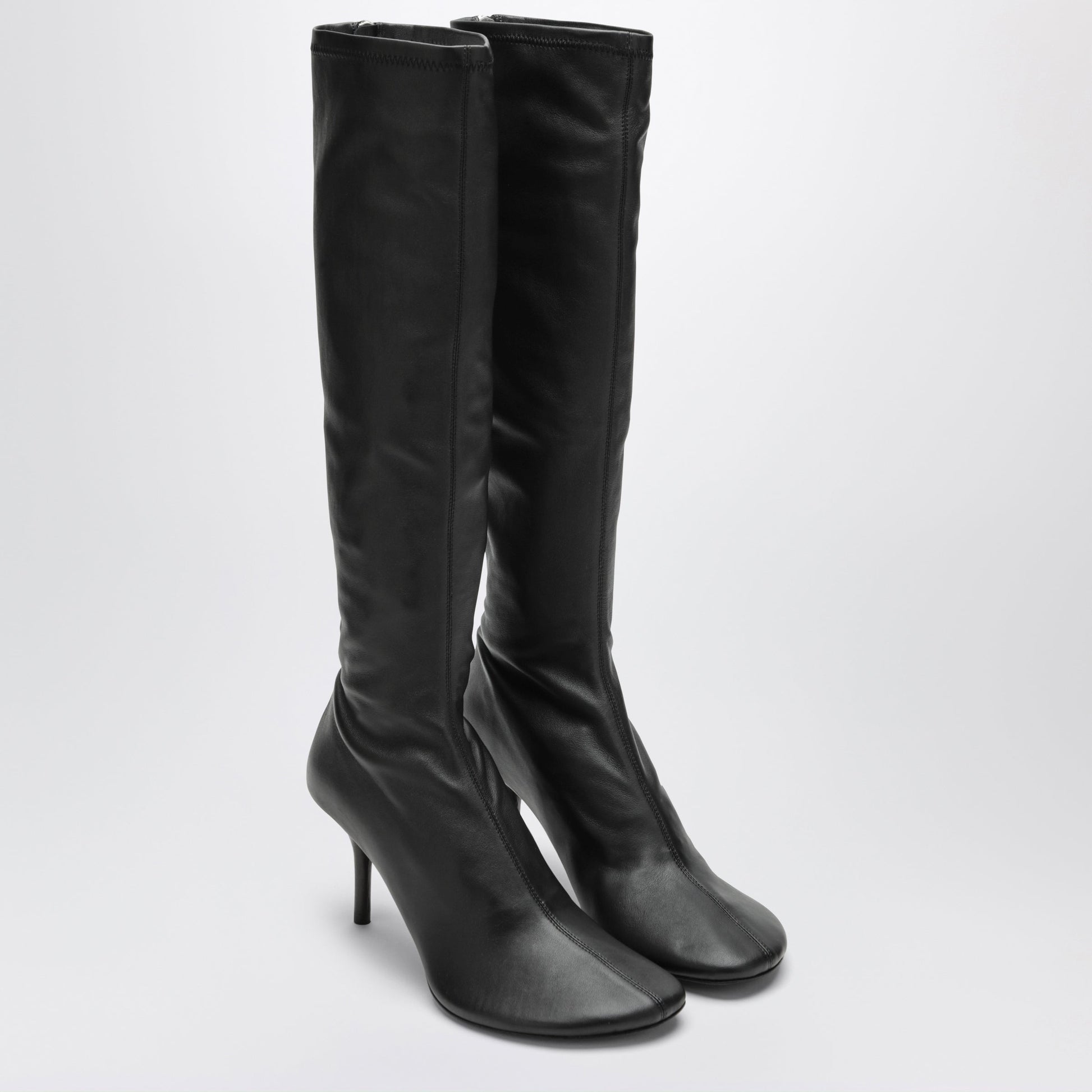 Acne Studios Black Leather Knee-High Boots Women ACNE STUDIOS