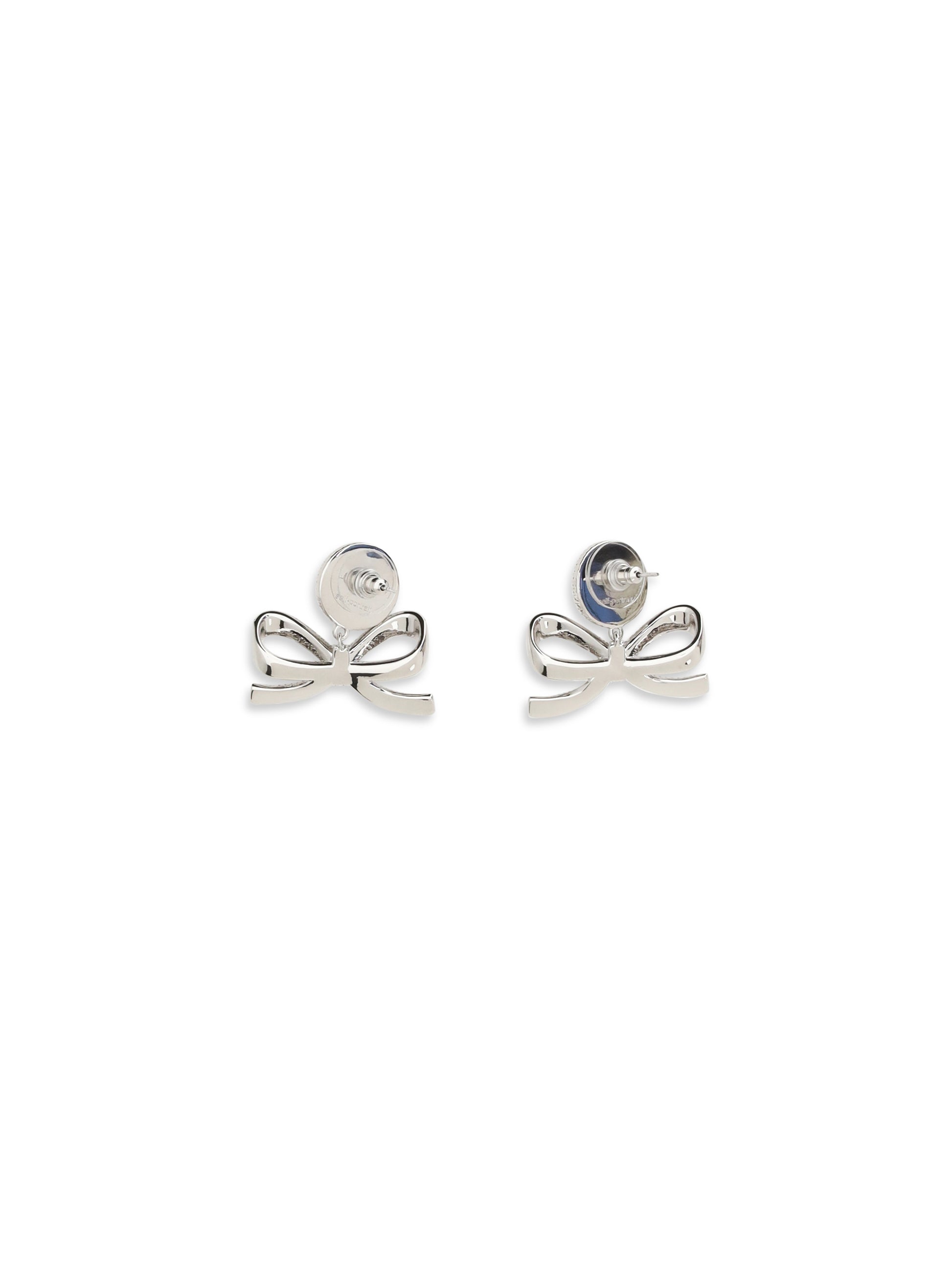 Self-Portrait Women Pearl Bow Drop Earrings SELF-PORTRAIT