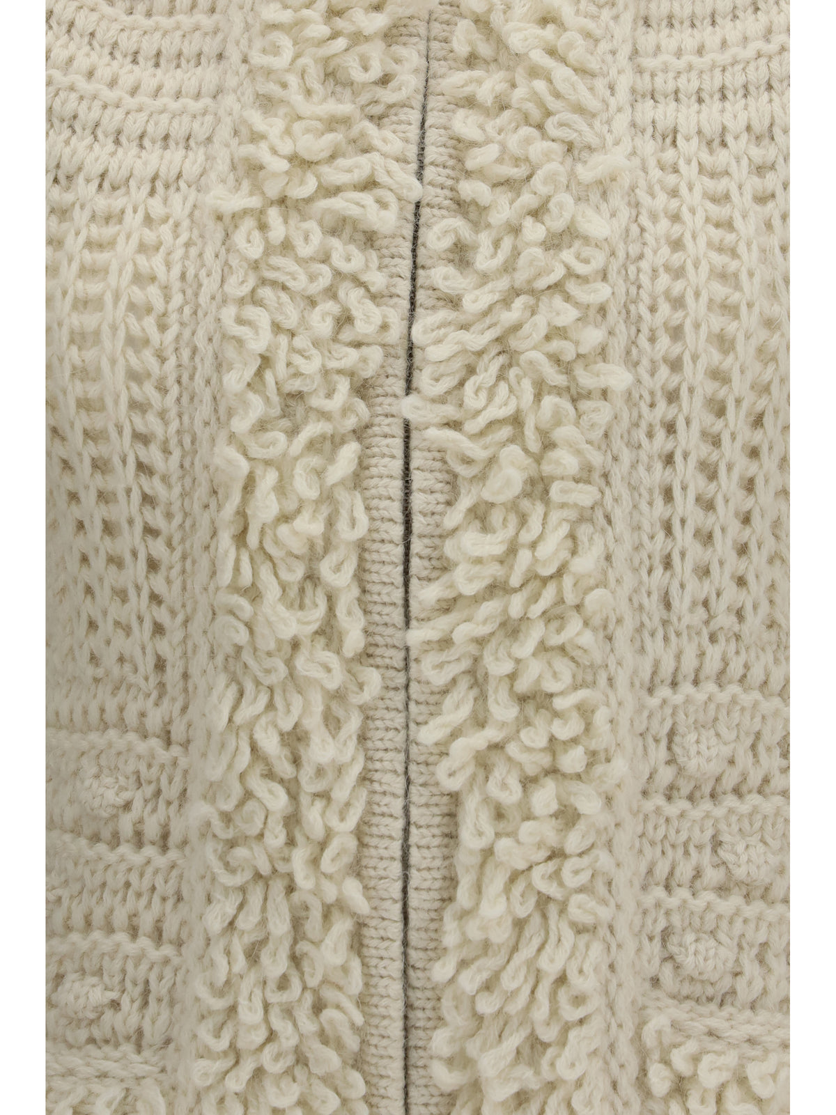 Fendi Women Wool And Alpaca Hooded Gilet FENDI