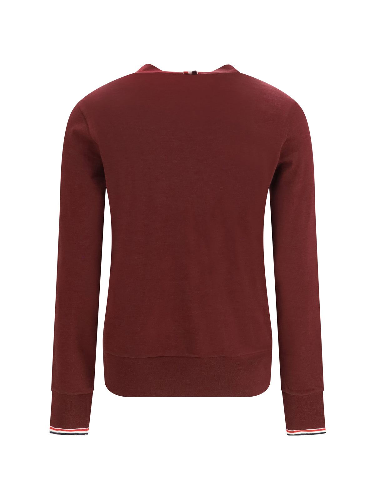 Thom Browne Women V-Neck Merino Wool Cardigan THOM BROWNE