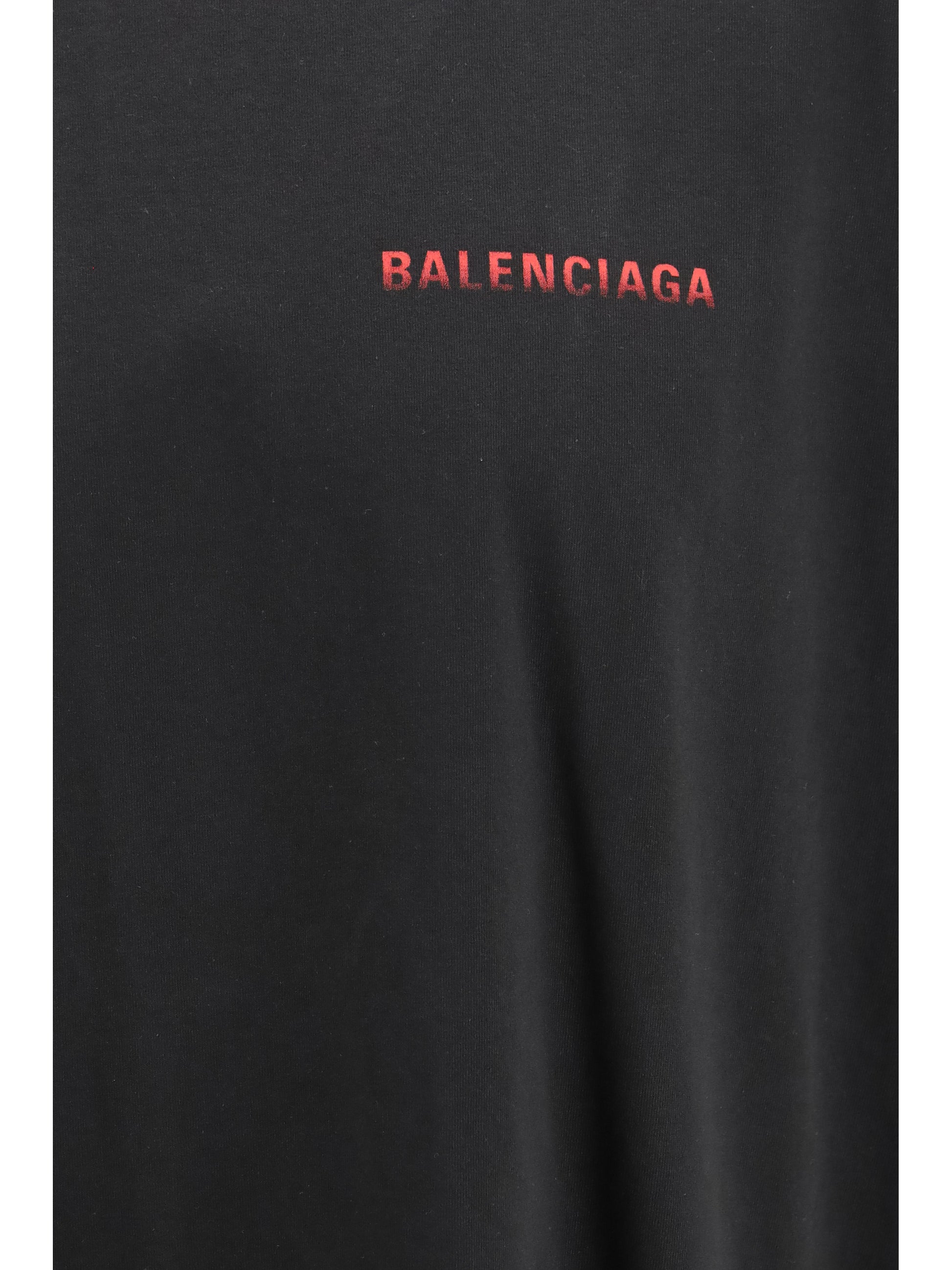Balenciaga Men Cotton Logo T-Shirt BALENCIAGA