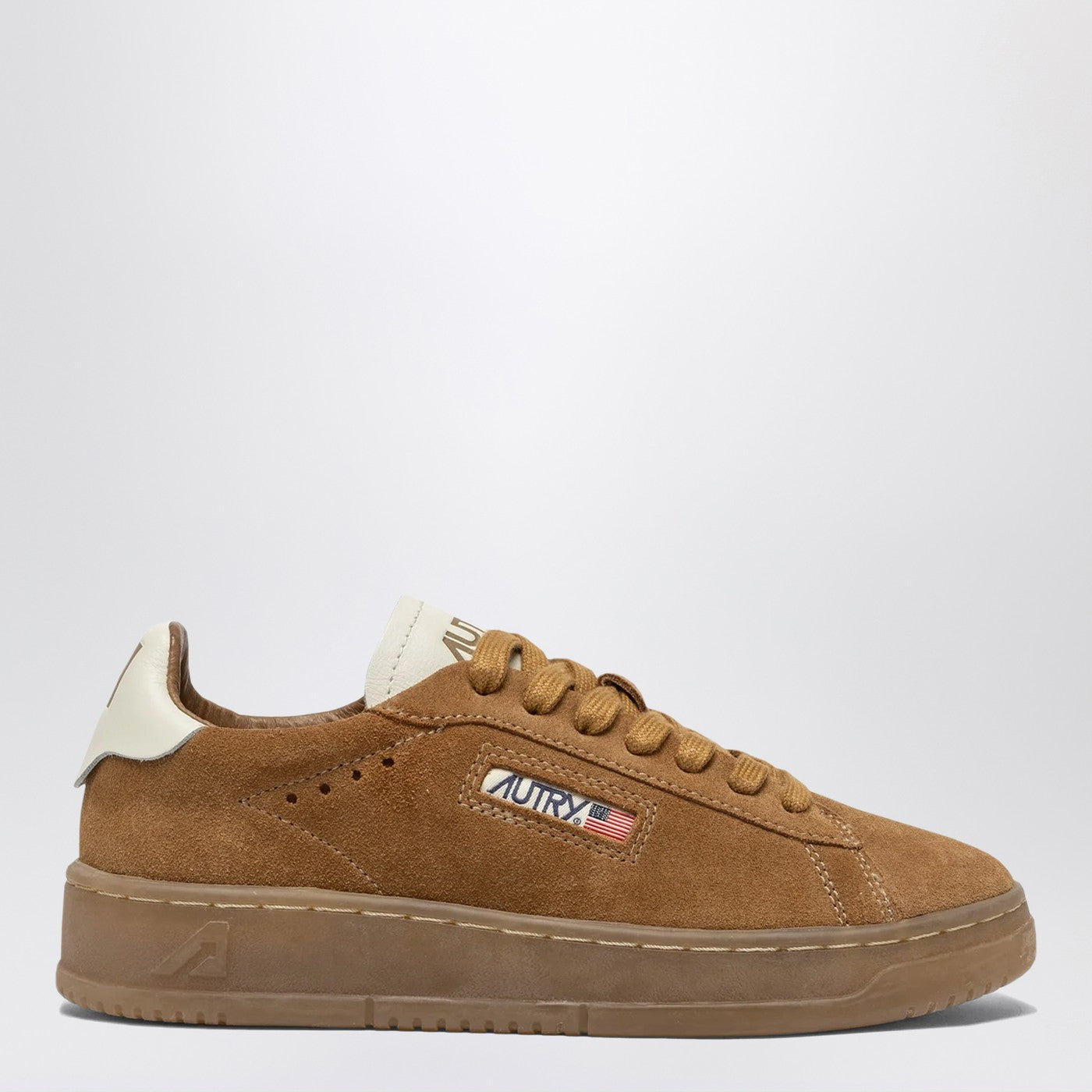 Autry Sneakers Dallas In Brown Suede Women AUTRY