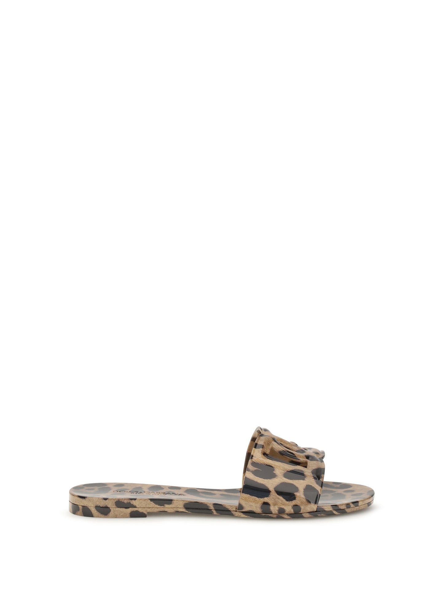 Dolce & Gabbana Women Rubber Sandals With Leopard Print DOLCE & GABBANA