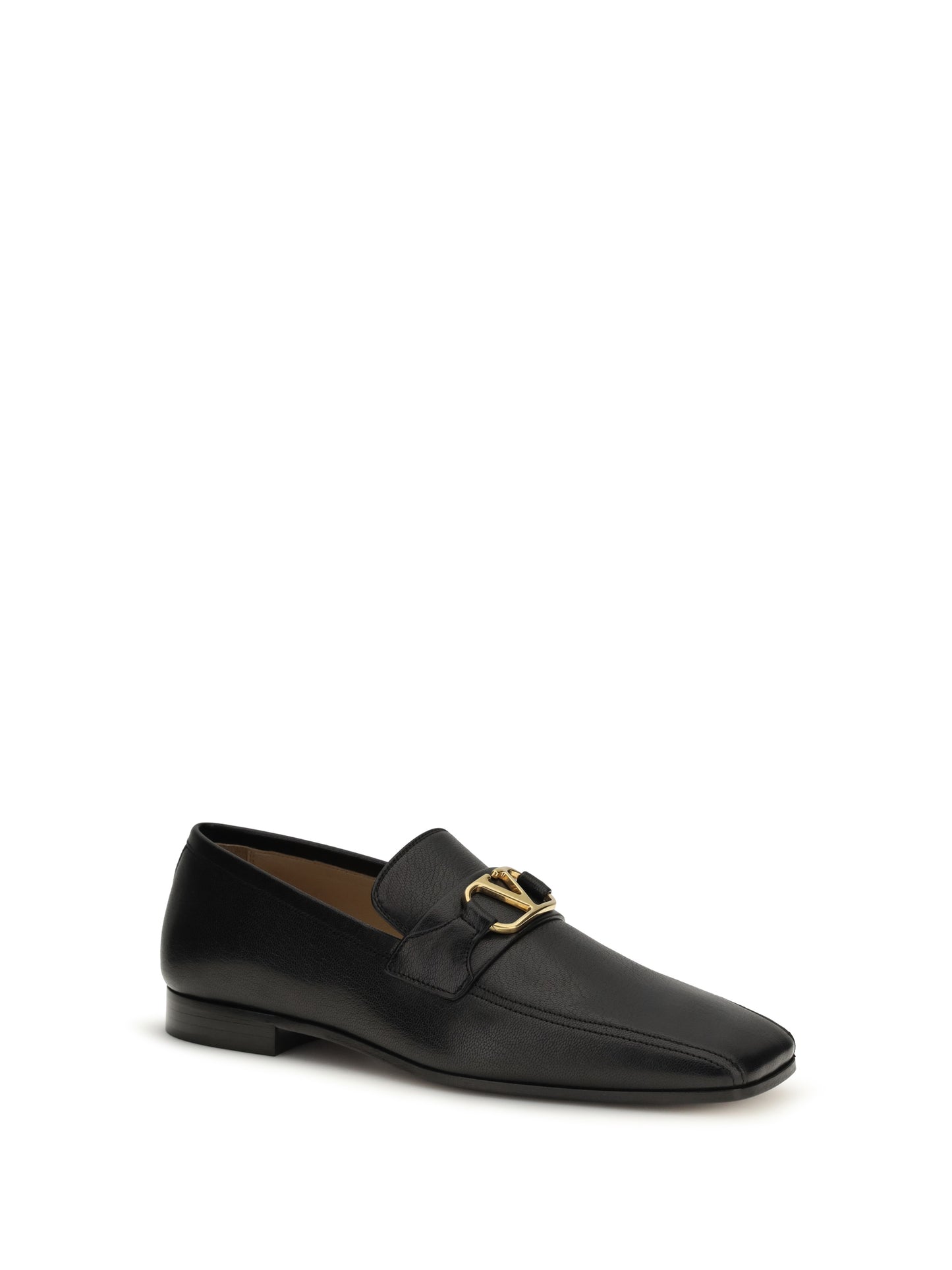 Valentino Garavani Men Goat Vlogo Loafers VALENTINO GARAVANI