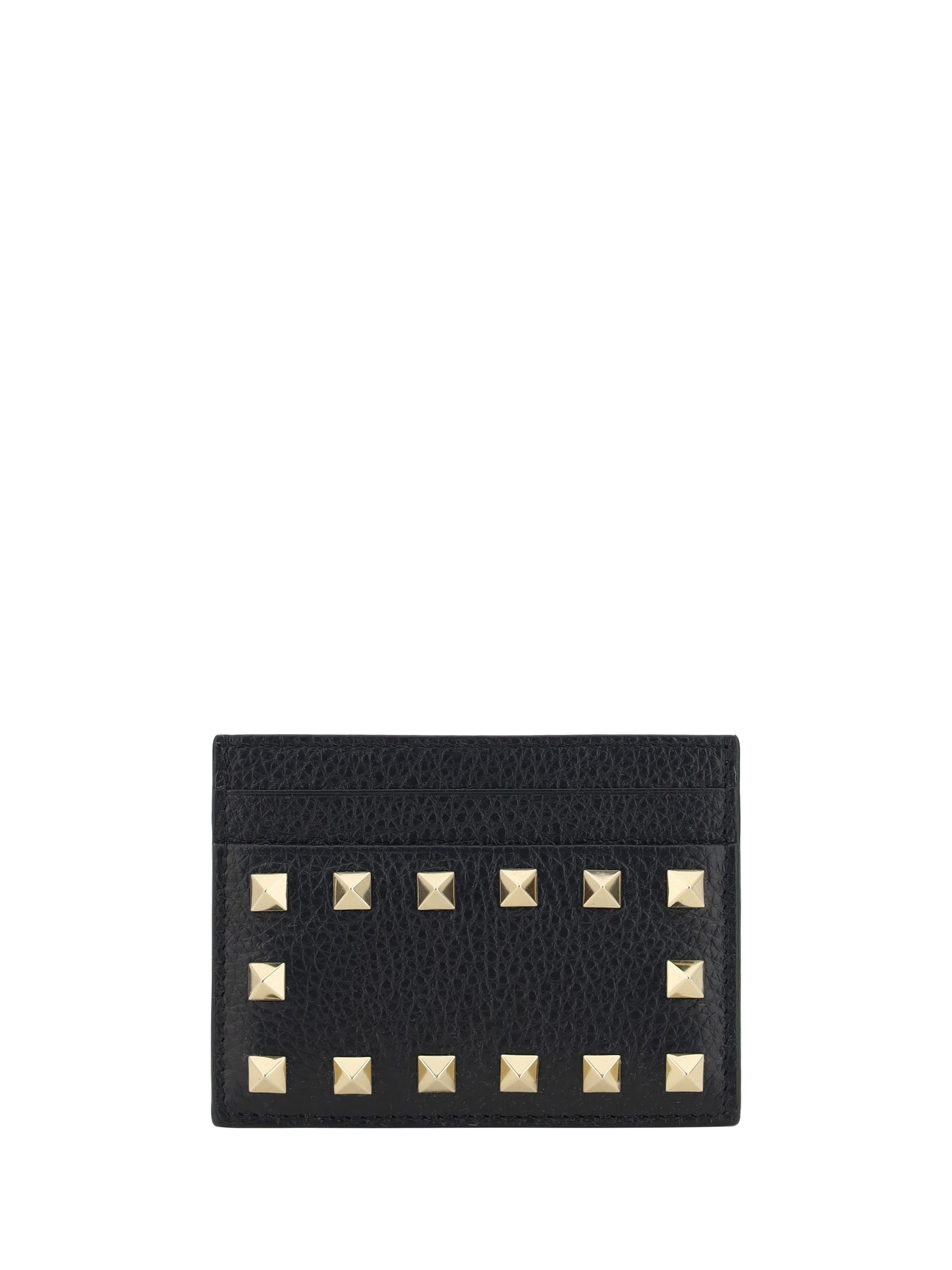 Valentino Garavani Women Card Holder | Rockstud | Vitello Stampa VALENTINO GARAVANI
