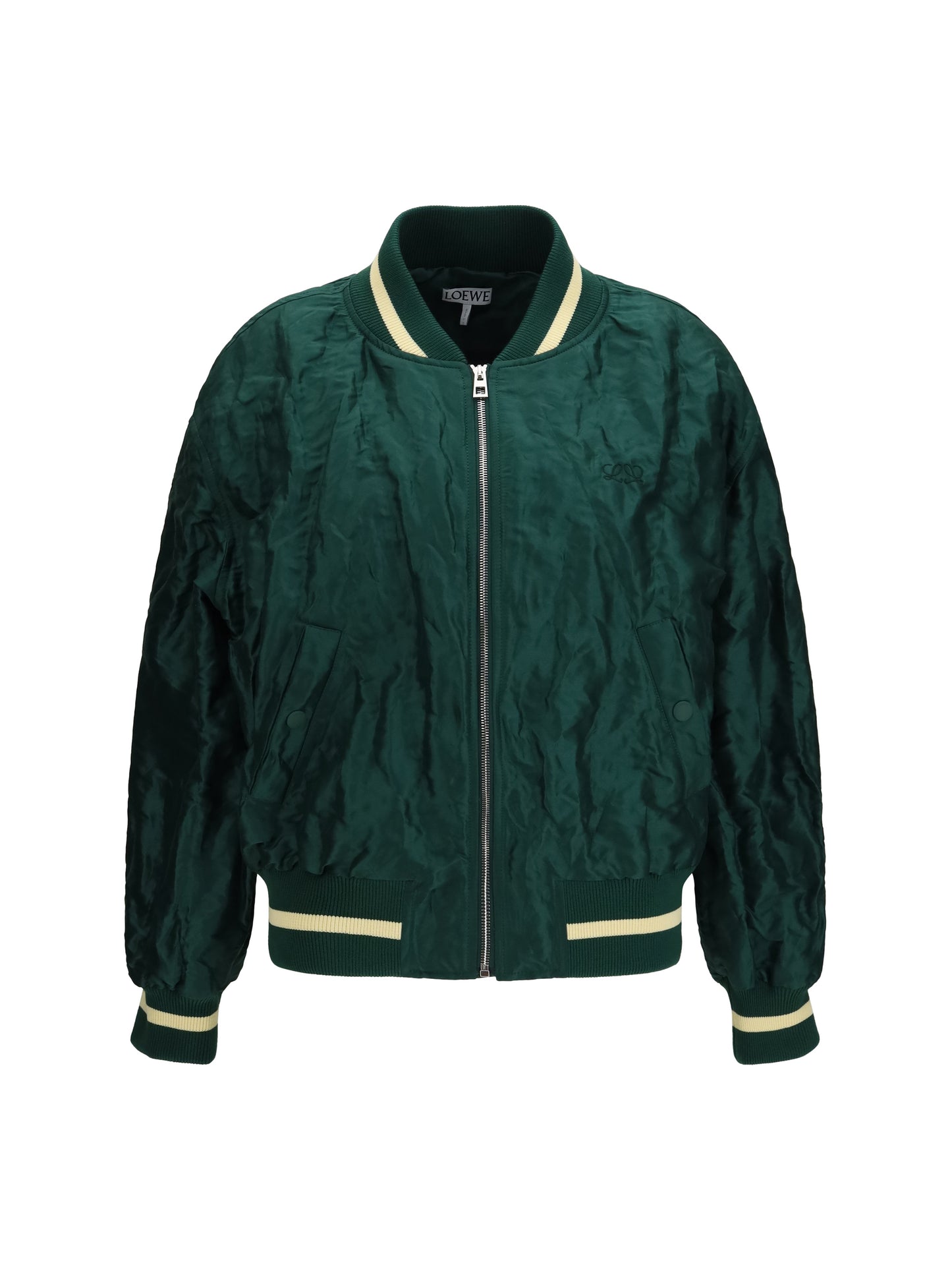 Loewe Women Technical Fabric Bomber Jacket LOEWE