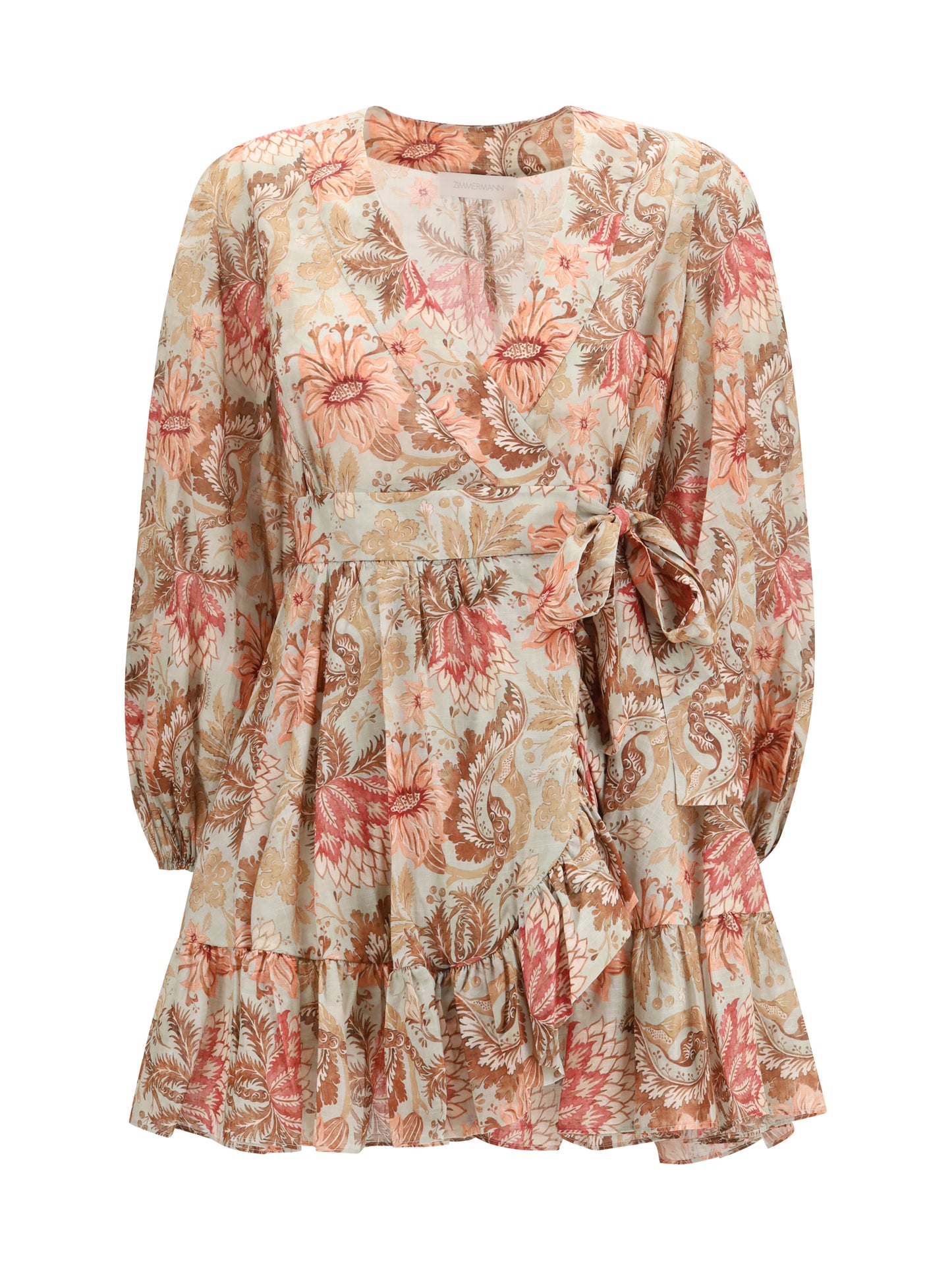 Zimmermann Women Daylight Wrap Mini Dress ZIMMERMANN