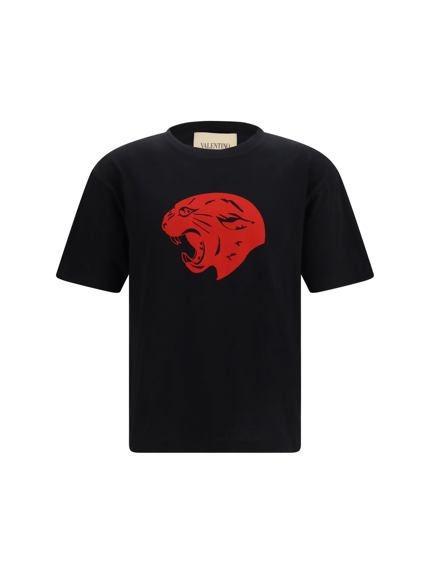 Valentino Men Panther Cotton T-Shirt VALENTINO