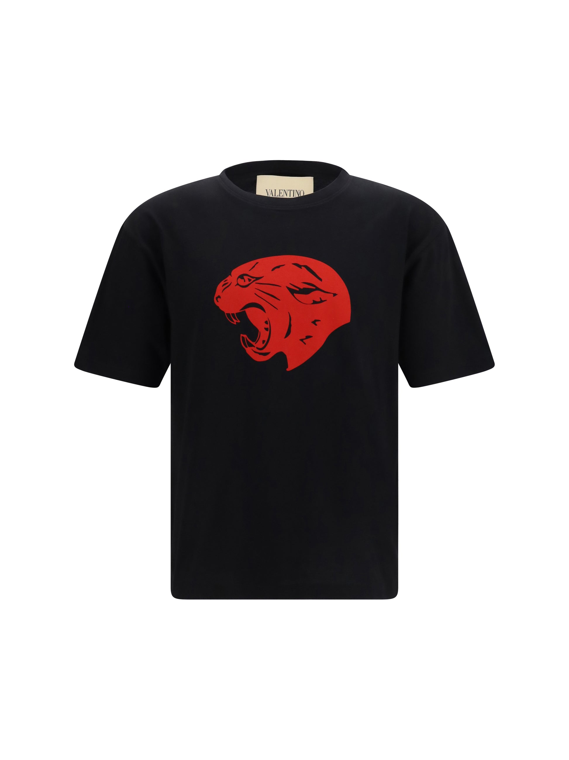 Valentino Men Panther Cotton T-Shirt VALENTINO