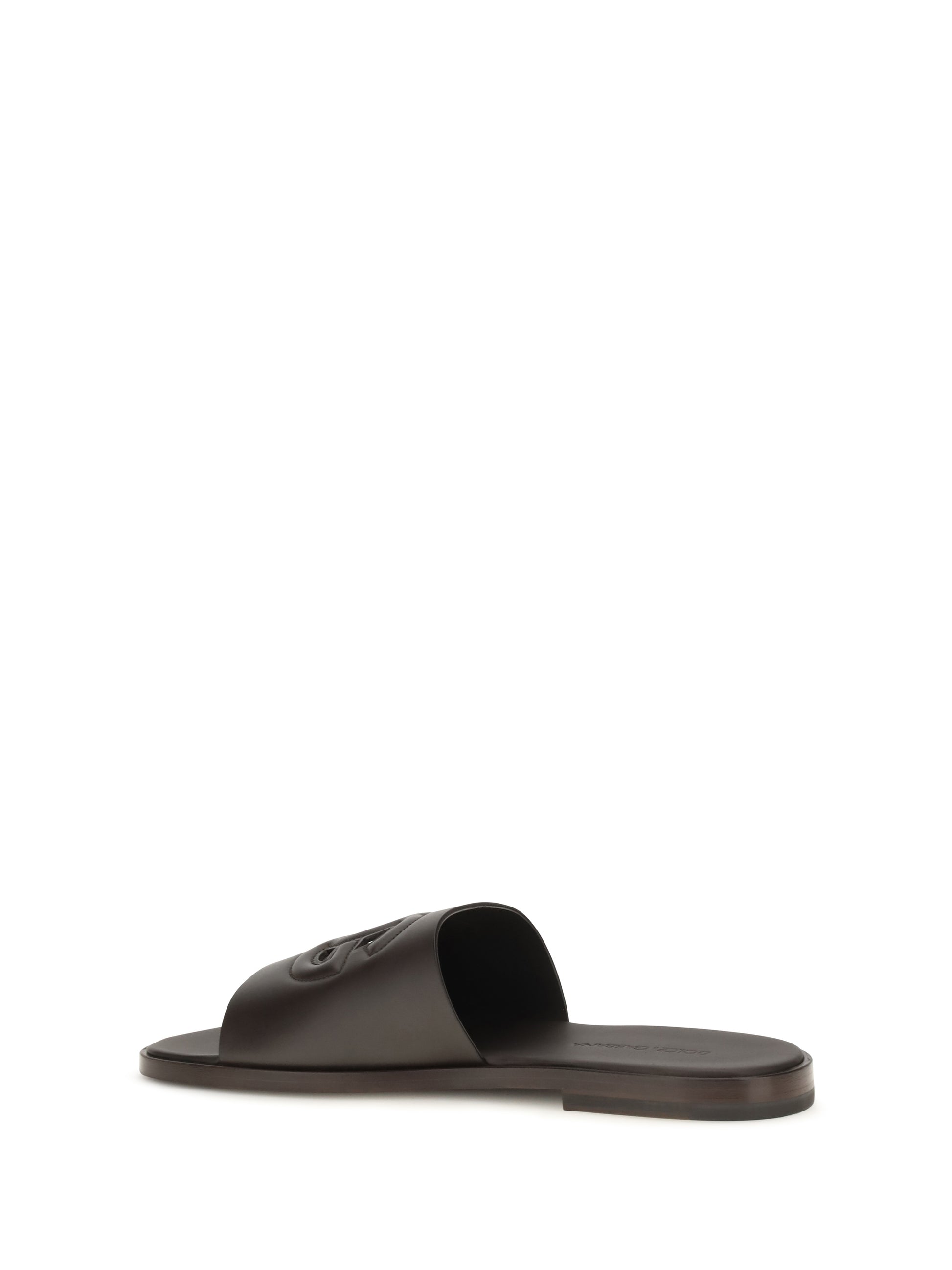 Dolce & Gabbana Men Embossed Logo Sandals DOLCE & GABBANA