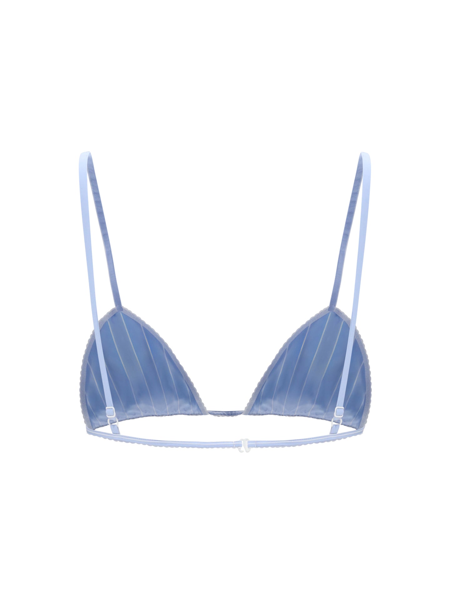 Dolce & Gabbana Women Striped Poplin Embroidered Bra