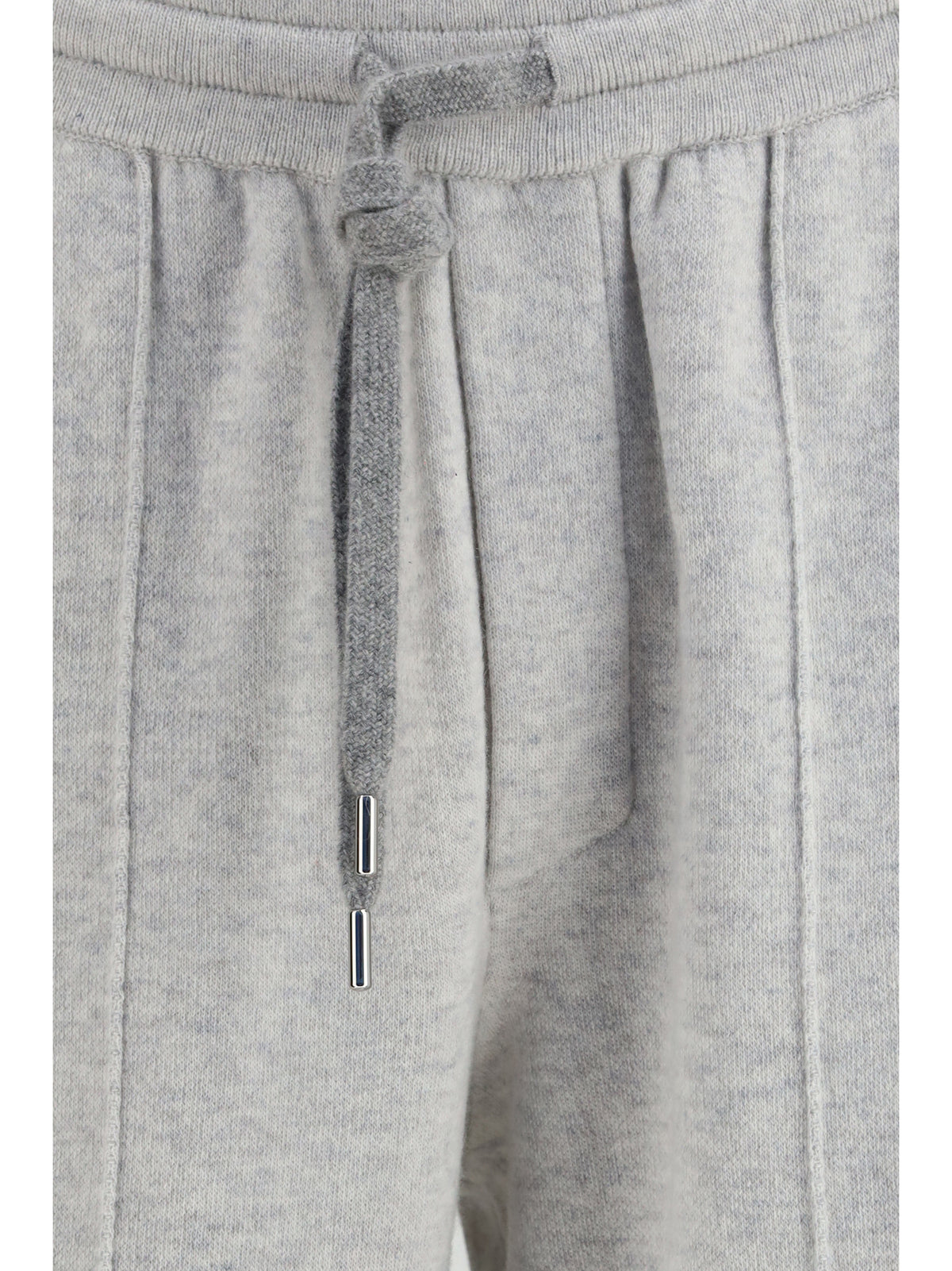 Brunello Cucinelli Men Double-Knit Cashmere Pants With Crête And Zips At The Hem BRUNELLO CUCINELLI
