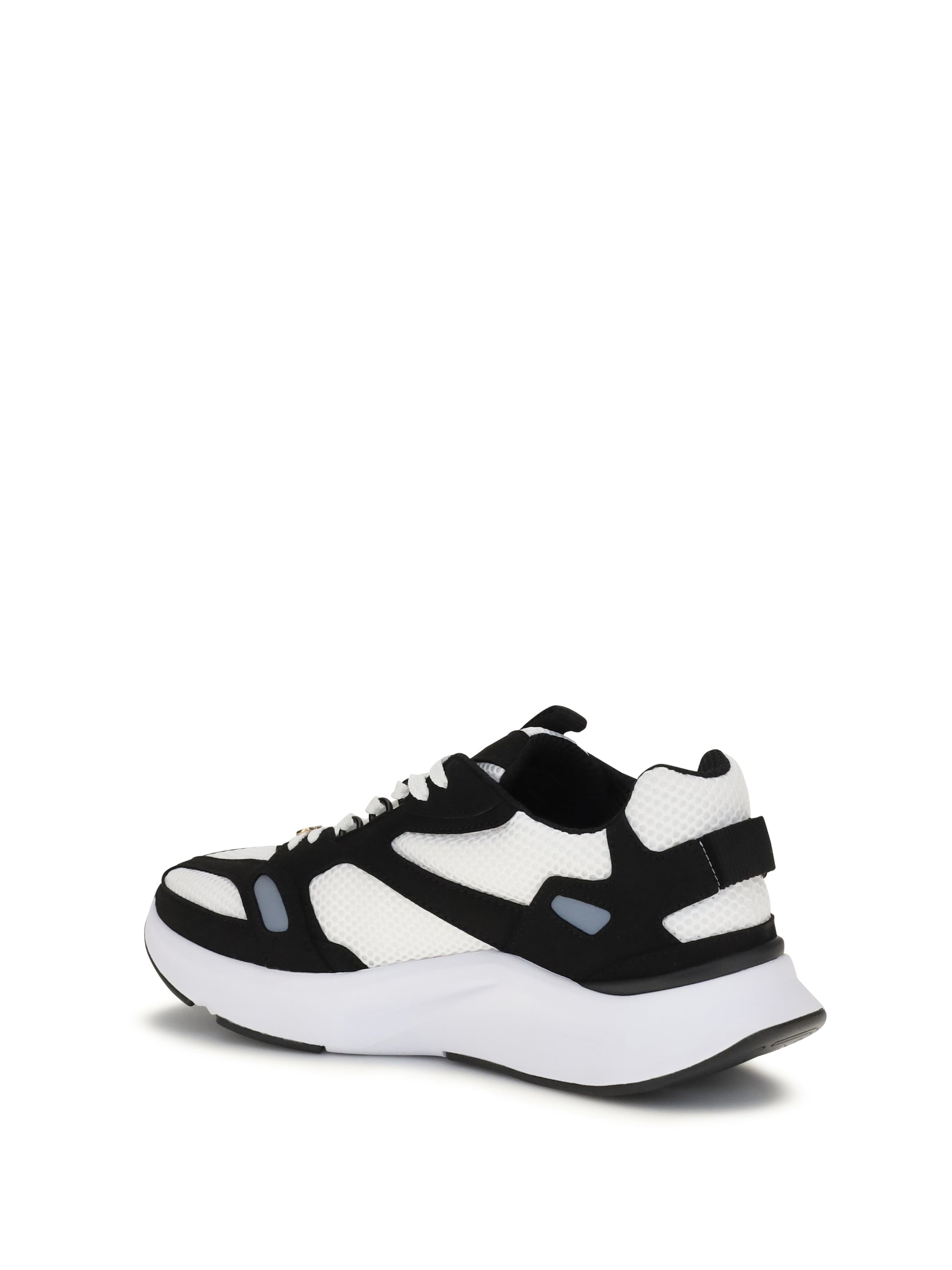 Valentino Garavani Men Demivee Mesh And Suede Sneakers VALENTINO GARAVANI