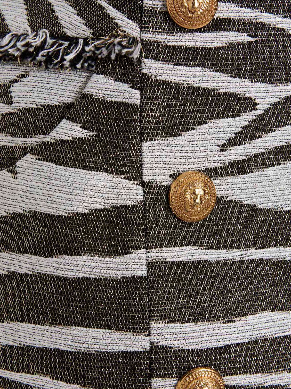 Balmain Women Balmain Women 'Lurex Zebra' Skirt BALMAIN