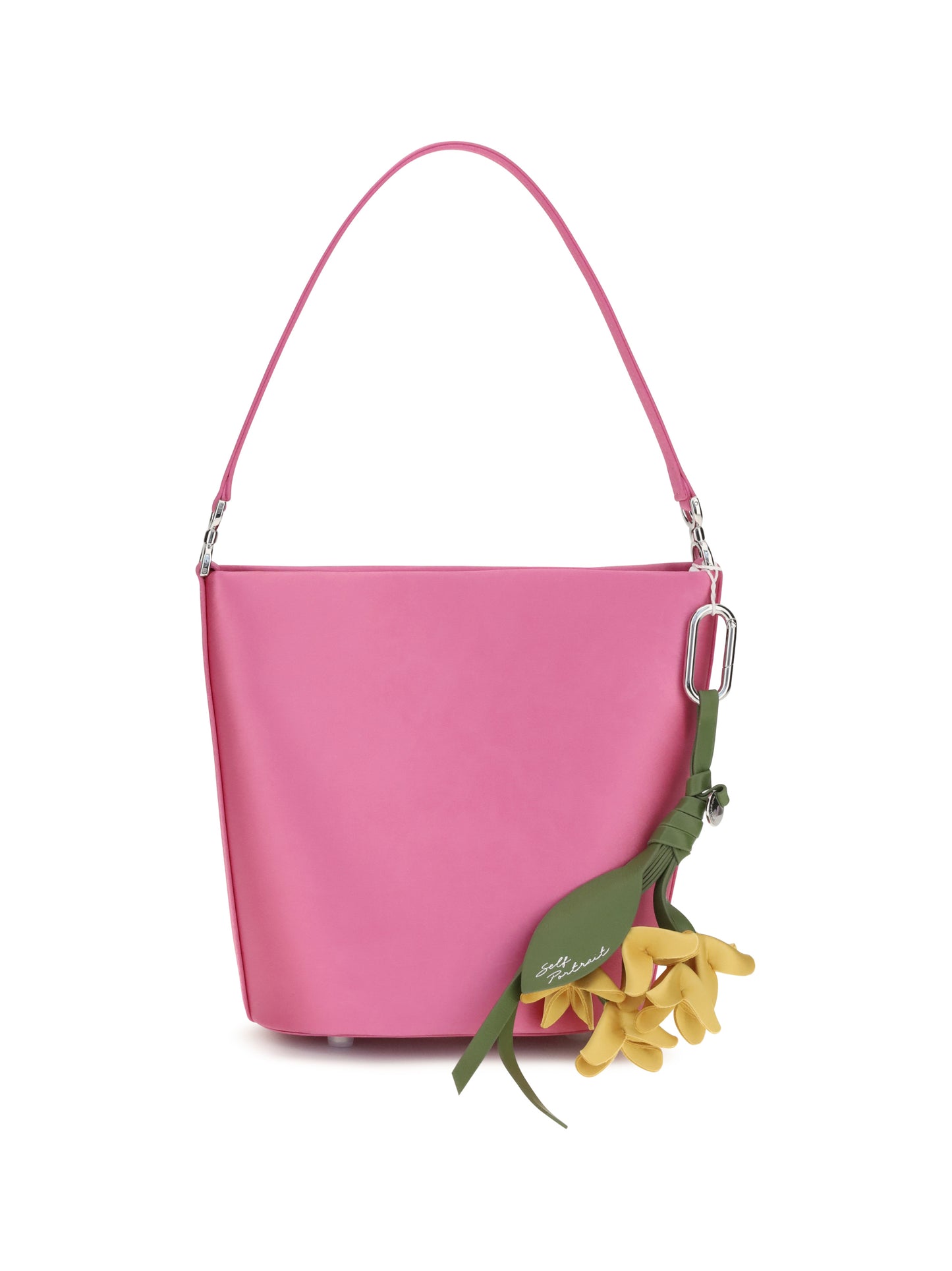 Self-Portrait Women Satin Bucket Bag SELF-PORTRAIT