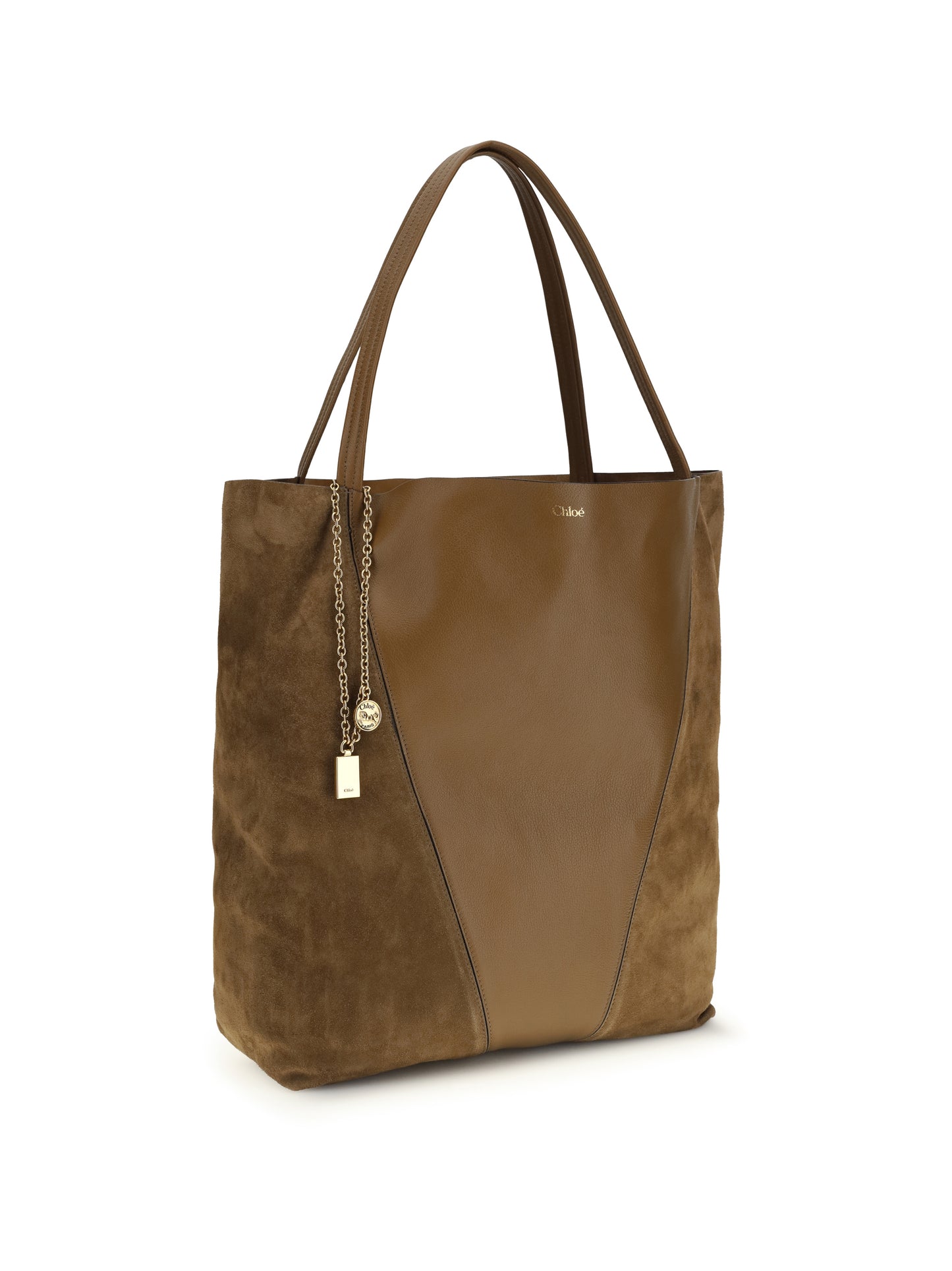 Chloé Women Spin Tote Bag In Grenadine Leather And Suede CHLOE