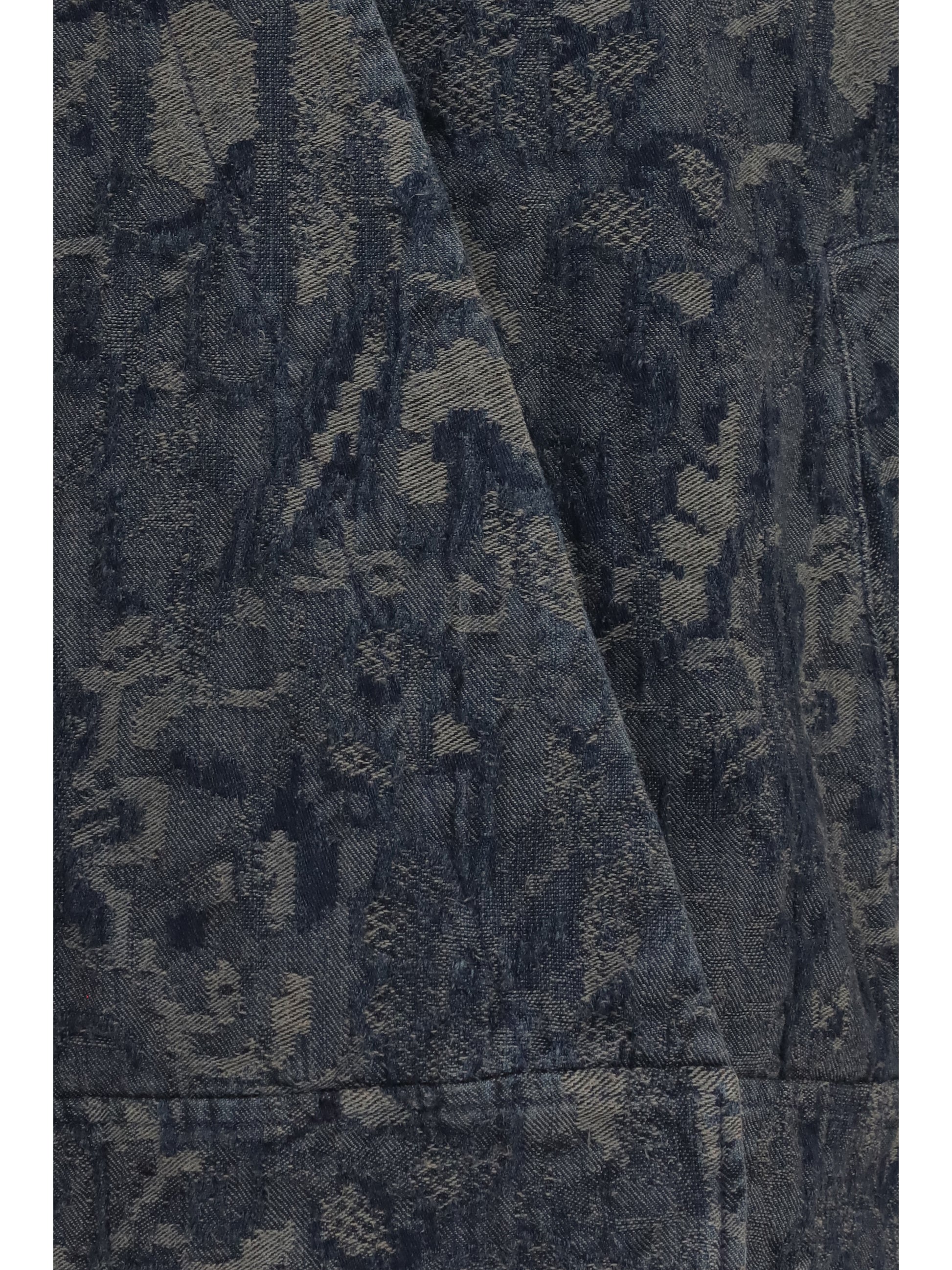 Giorgio Armani Women Jacket In Oversized Floral Jacquard Denim GIORGIO ARMANI