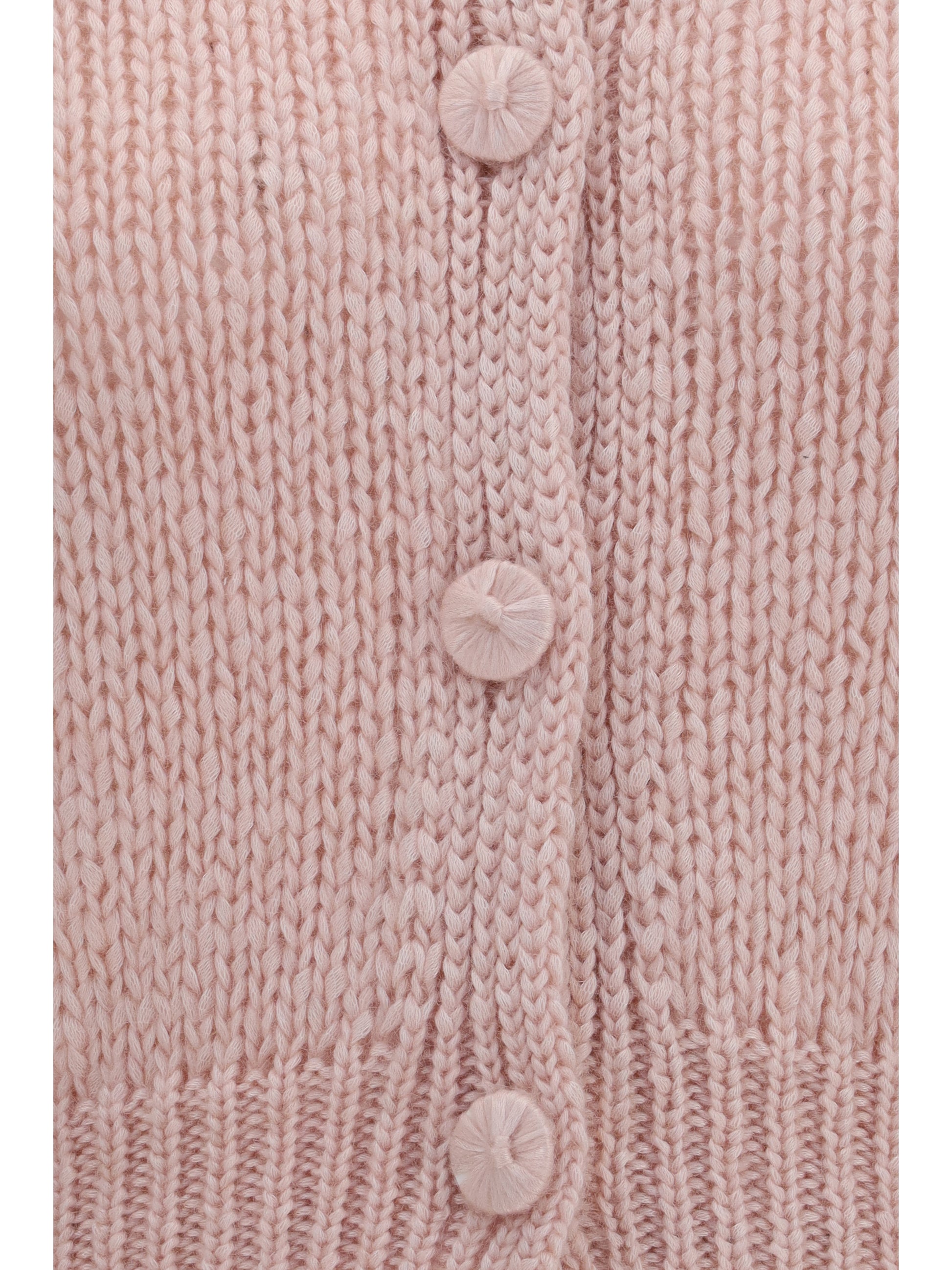 Forte_Forte Women Chunky Knit Cardigan With Buttons FORTE FORTE