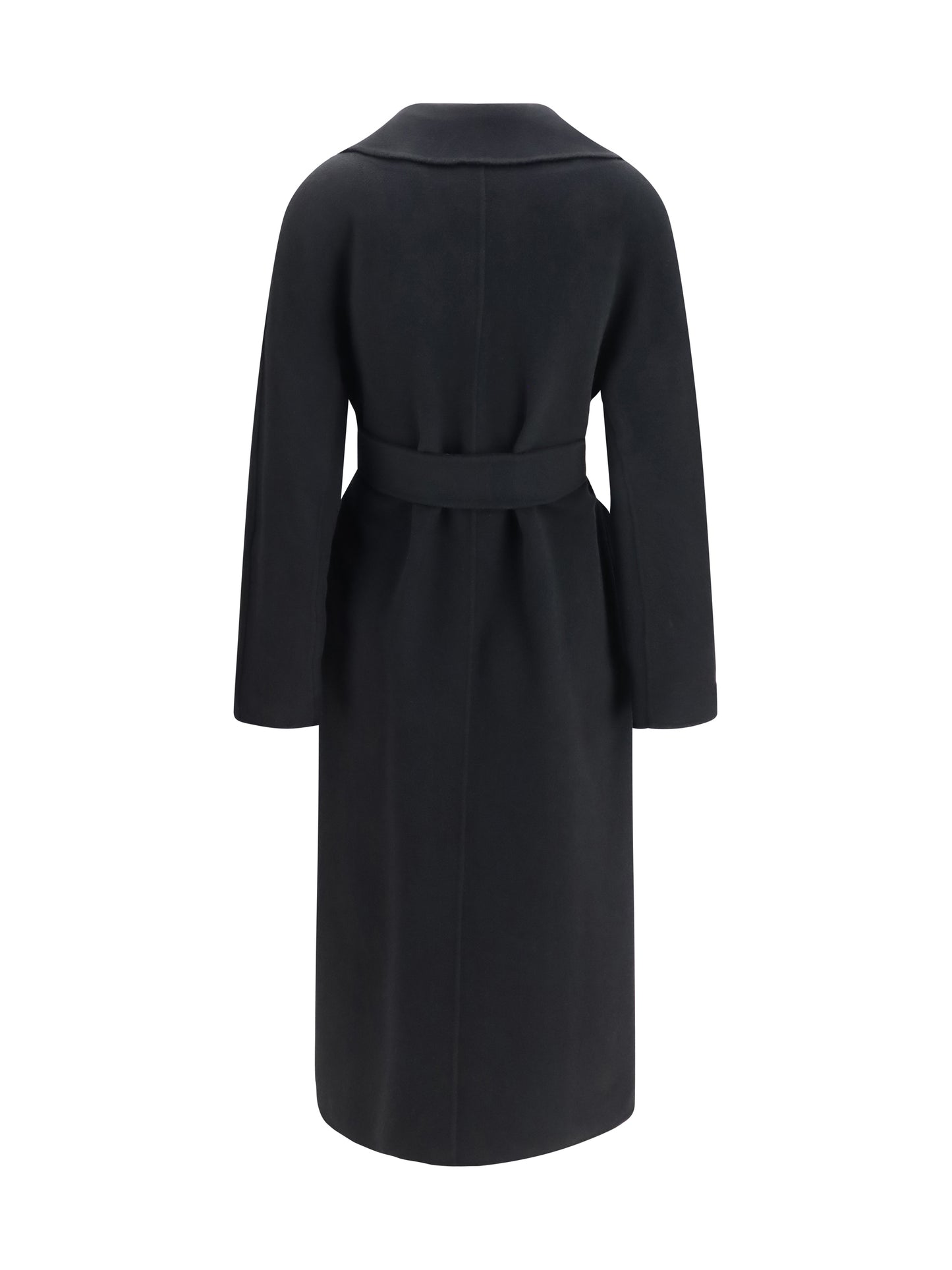 Max Mara Studio Women Long Robe Coat In Wool, Cashmere And Silk MAX MARA STUDIO
