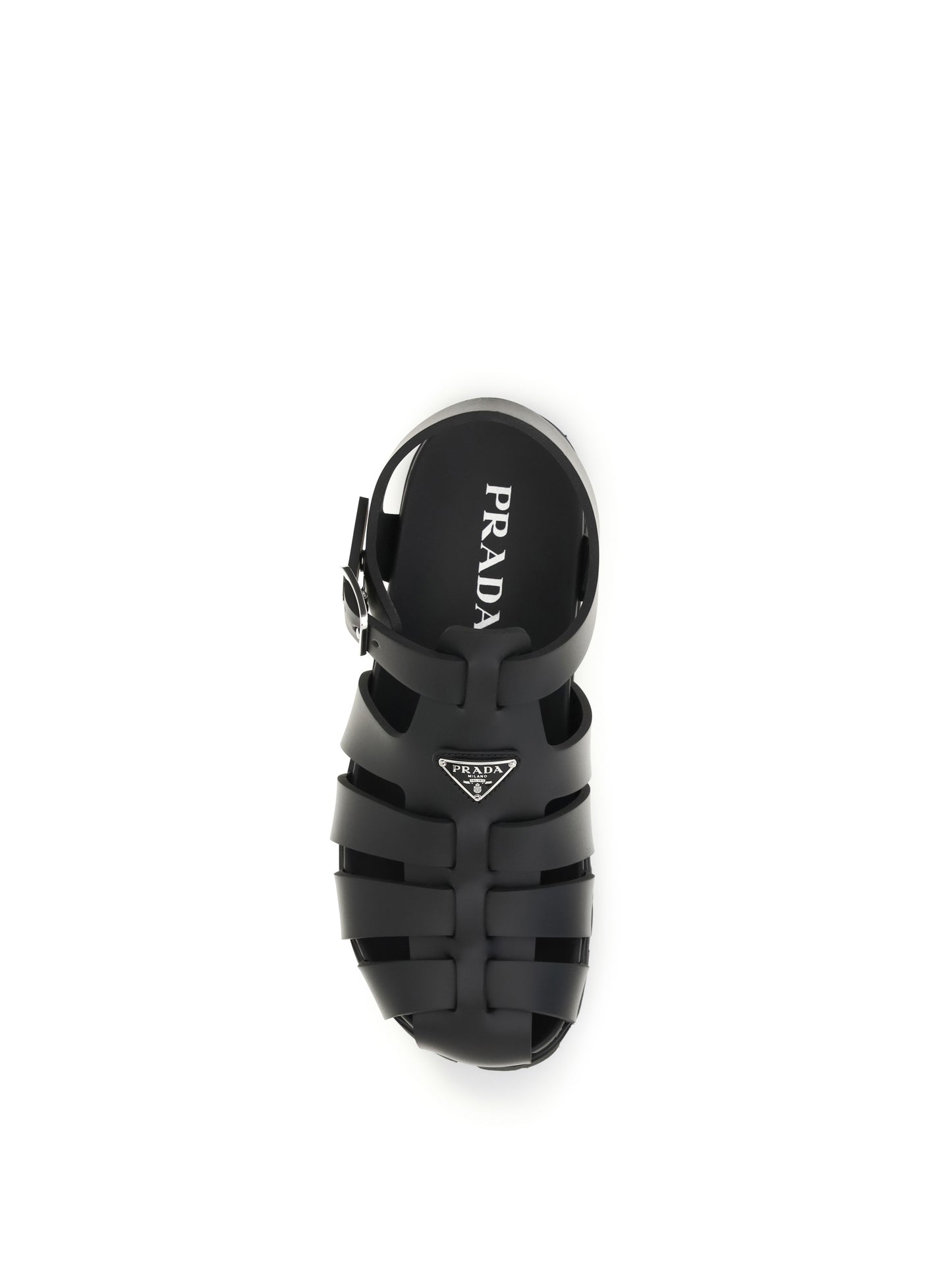 Prada Men Rubber Cage Sandal PRADA