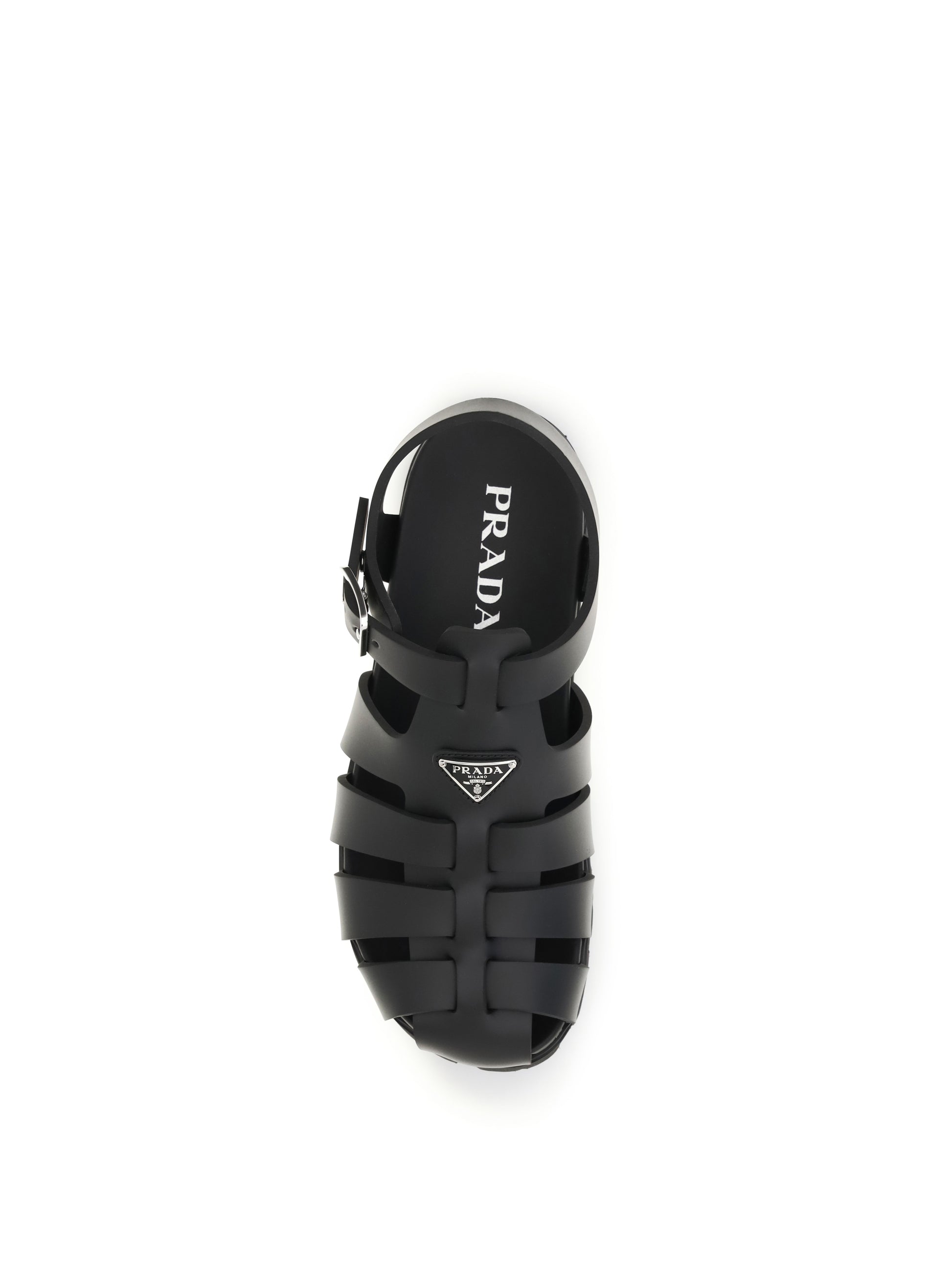 Prada Men Rubber Cage Sandal PRADA