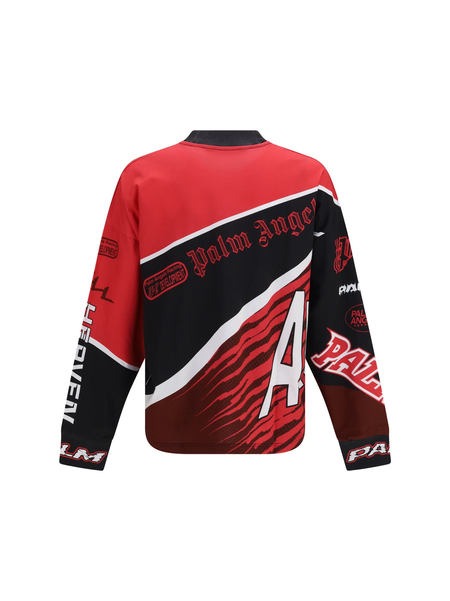 Palm Angels Men Racing Long-Sleeved T-Shirt PALM ANGELS