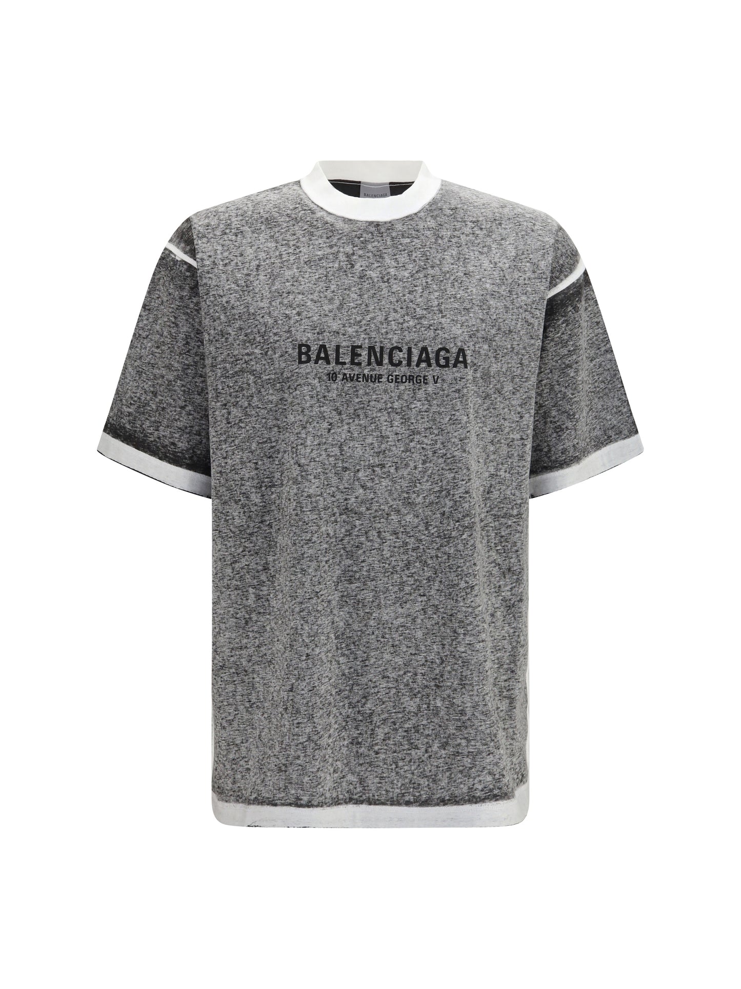 Balenciaga Men Oversized Mélange T-Shirt BALENCIAGA