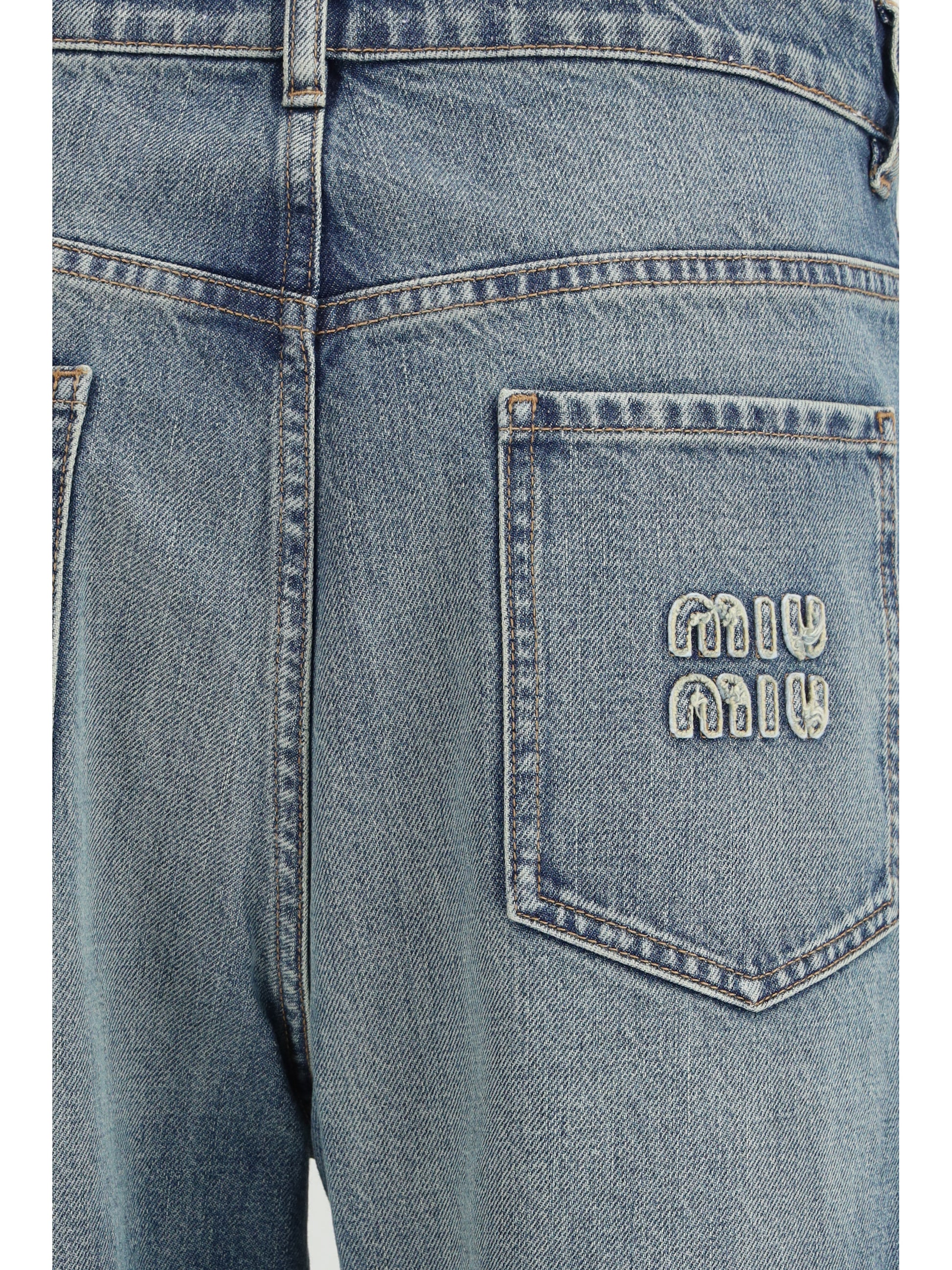 Miu Miu Women Regular-Fit Denim Jeans MIU MIU