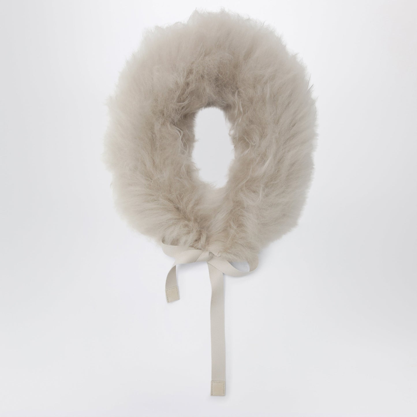 Max Mara The Cube Ivory Shearling Collar Women MAX MARA THE CUBE