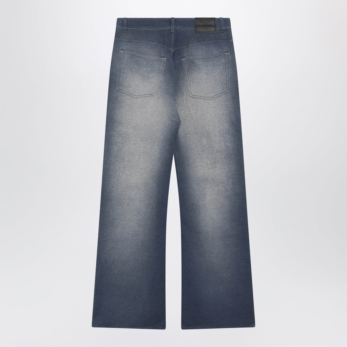 Acne Studios Grey Melange Cotton Fleece Trousers Women ACNE STUDIOS