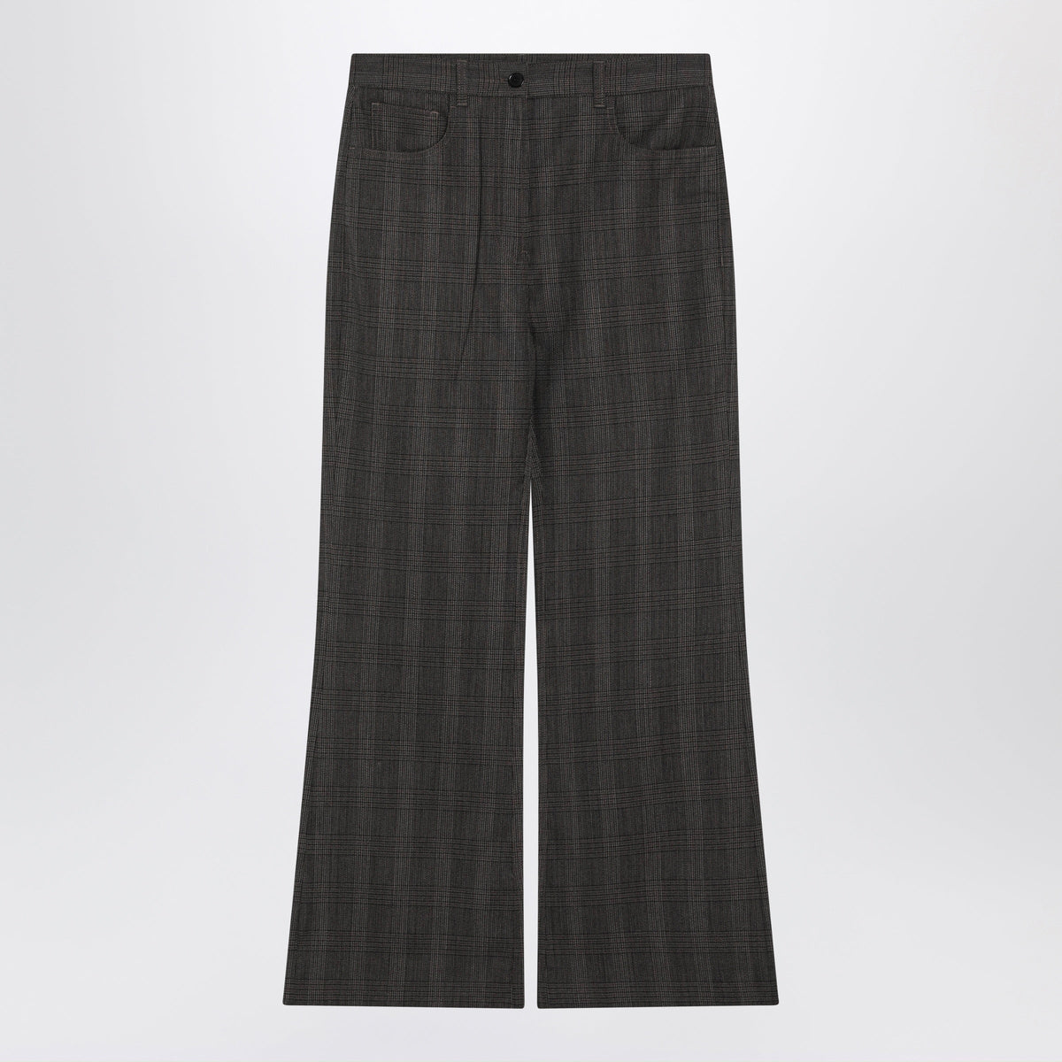 Acne Studios Trousers In A Prince Of Wales Check Wool Blend Women ACNE STUDIOS