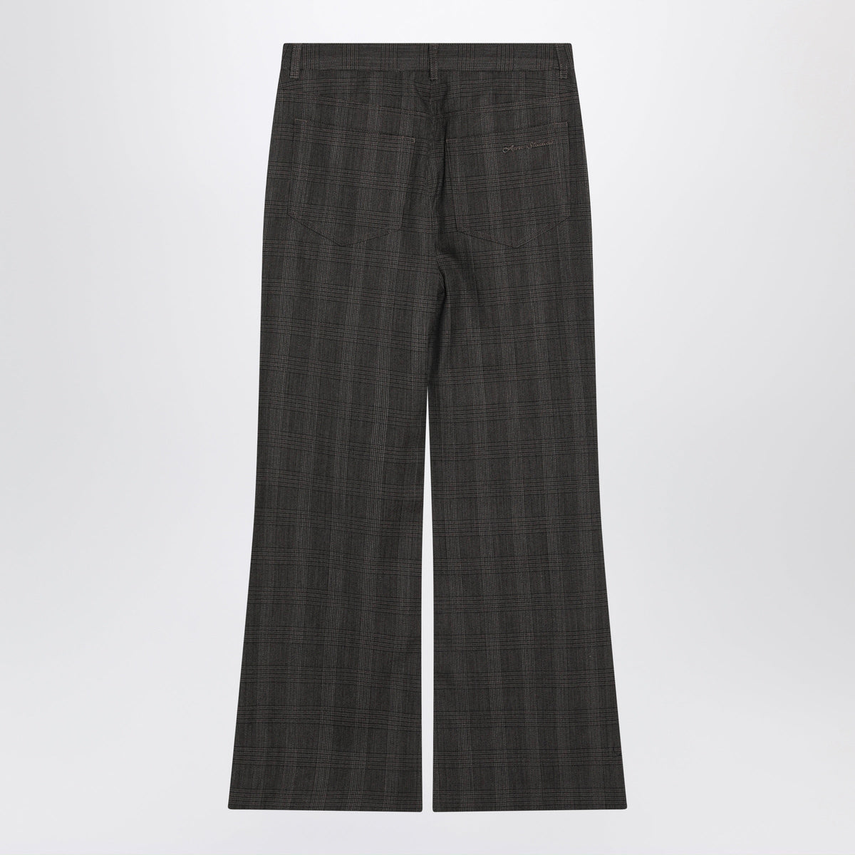 Acne Studios Trousers In A Prince Of Wales Check Wool Blend Women ACNE STUDIOS
