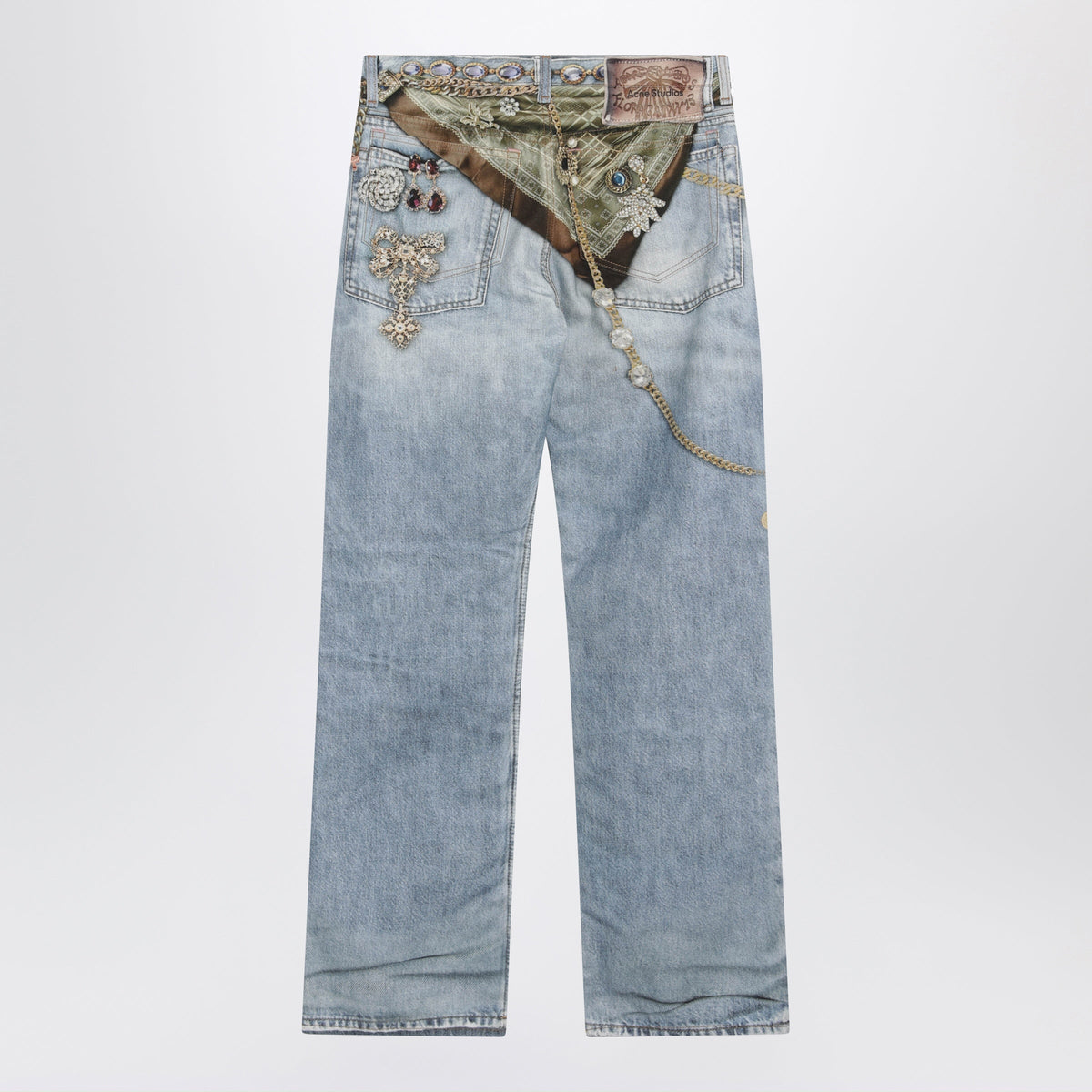 Acne Studios Light Blue Trompe-L'oeil Jeans Women ACNE STUDIOS