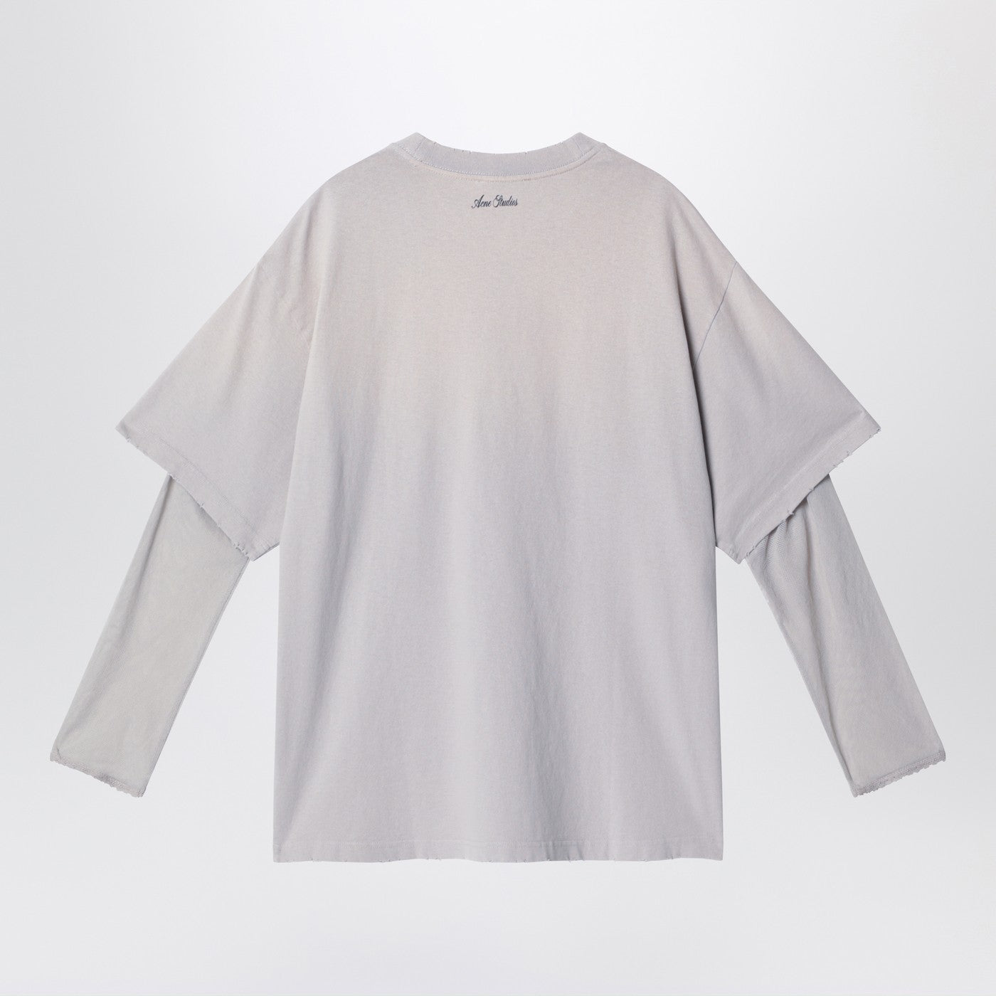 Acne Studios Light Grey Layered Structure T-Shirt Women ACNE STUDIOS