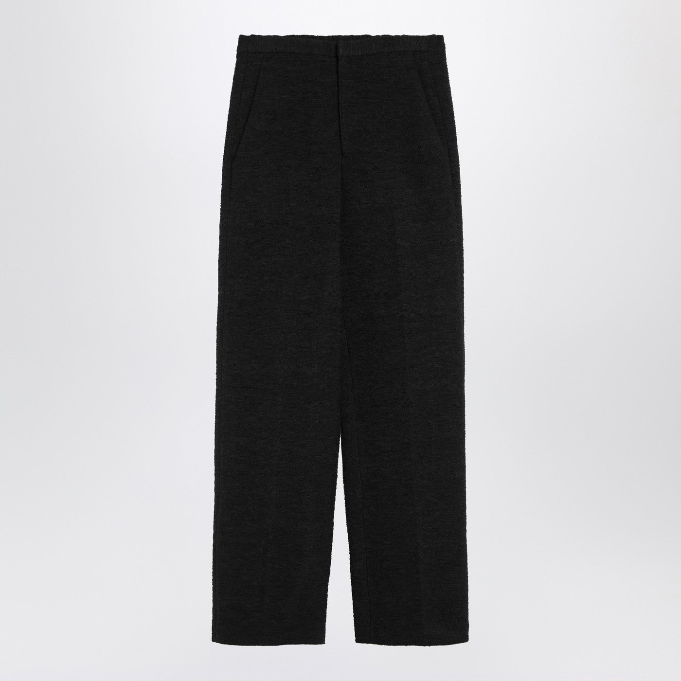 Loulou De Saison Black Straight Boucle Trousers Women LouLou De Saison