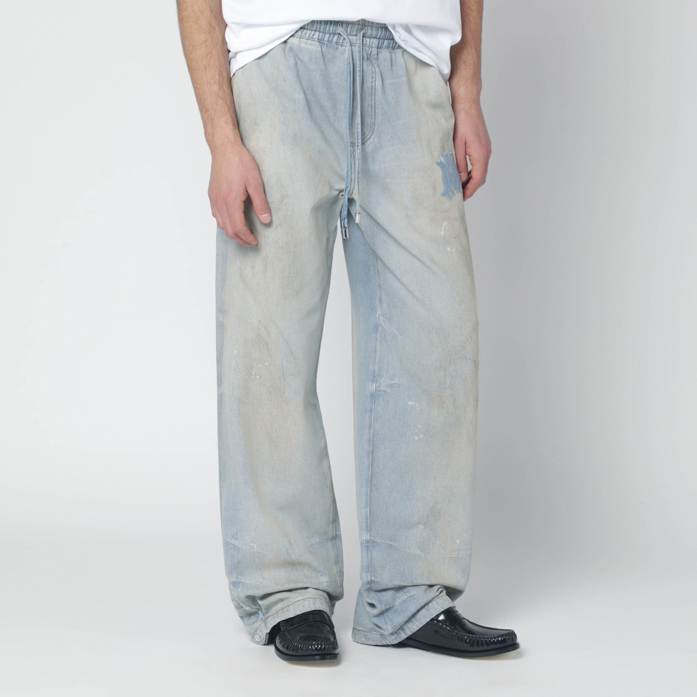 Amiri Baggy Jeans In Perfect Antique Indigo Men AMIRI