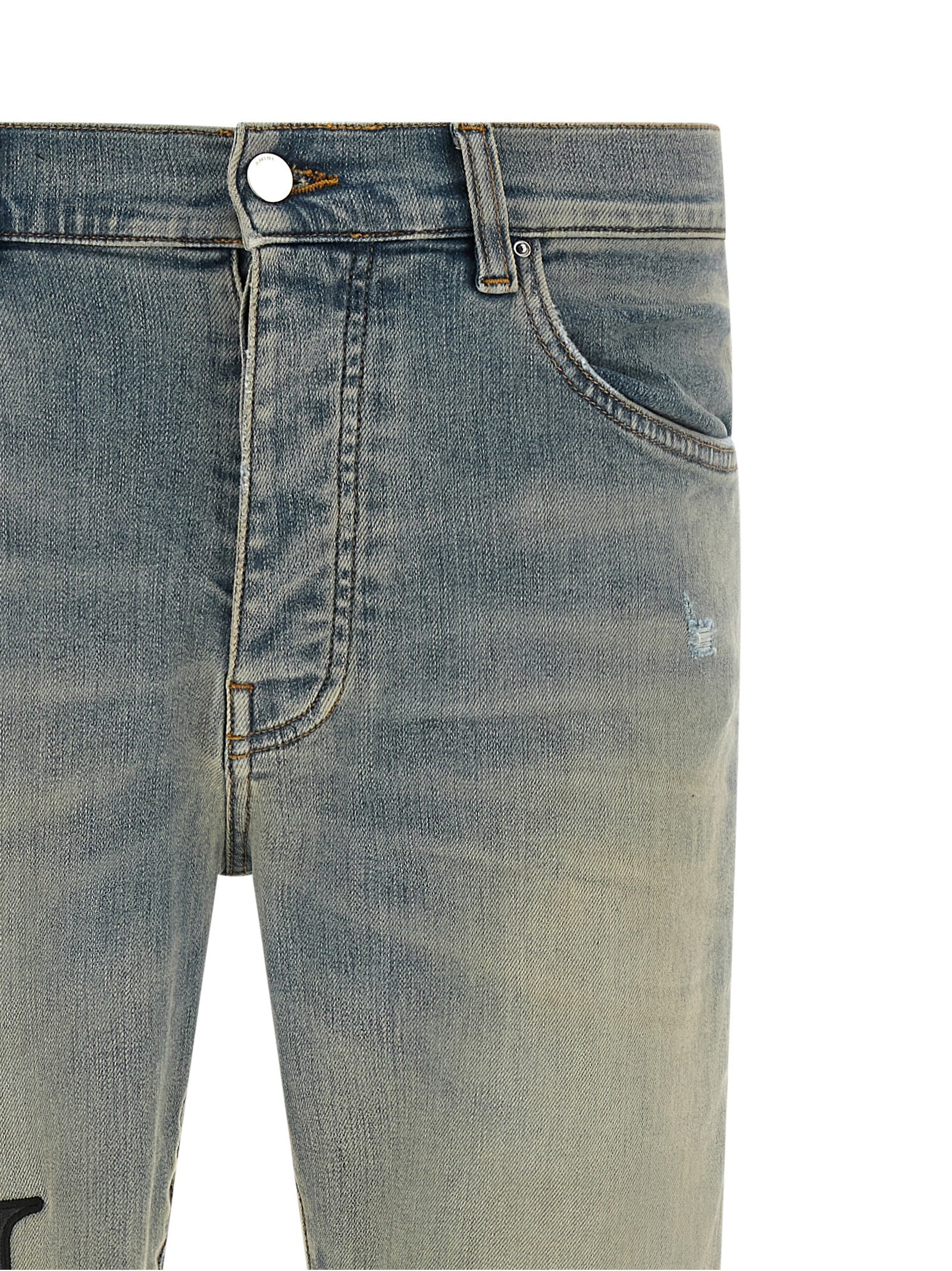 Amiri Men 'Staggered Logo' Jeans AMIRI
