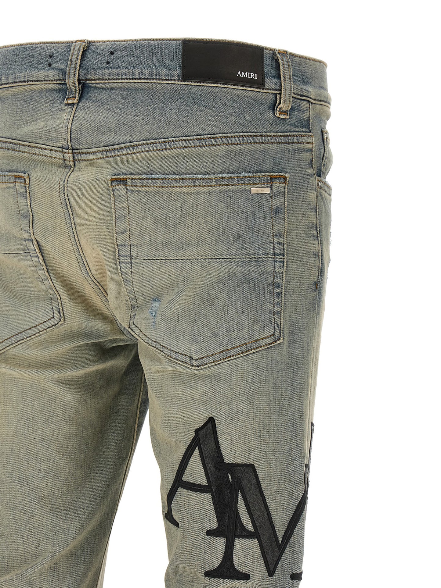 Amiri Men 'Staggered Logo' Jeans AMIRI