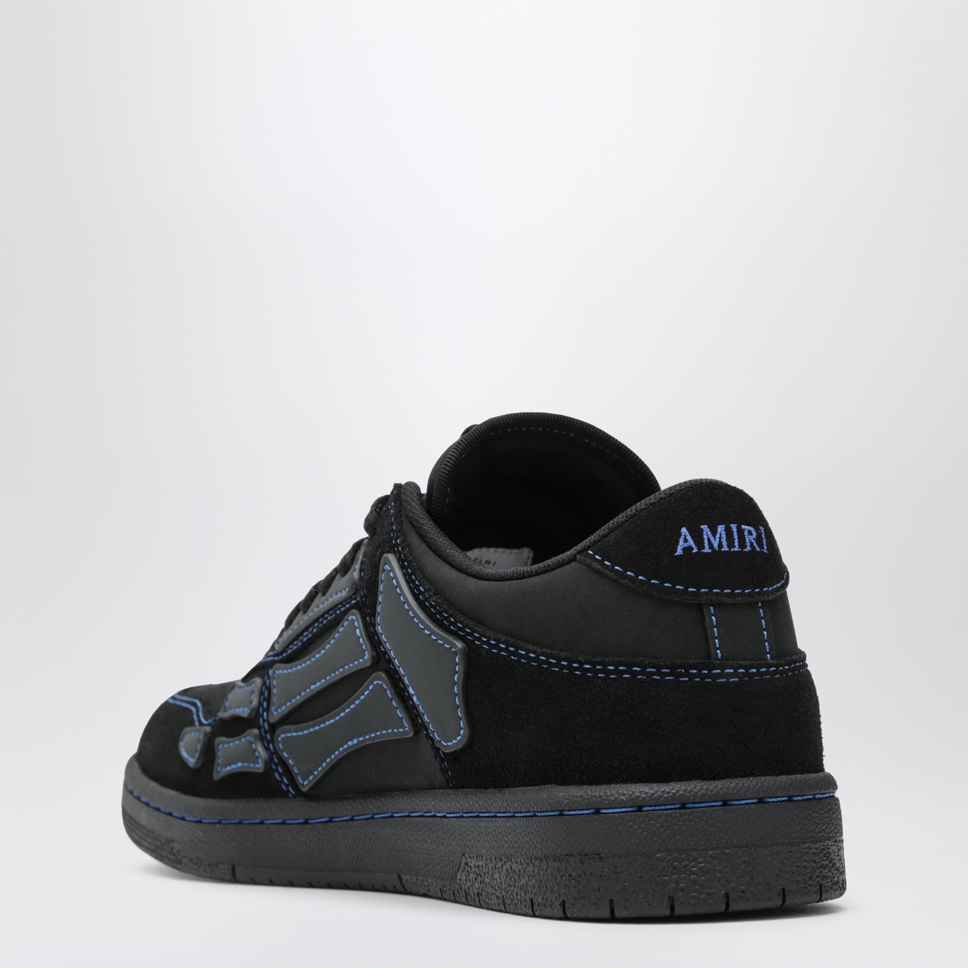 Amiri Skel Low-Top Sneakers In Black Calf Leather Men AMIRI