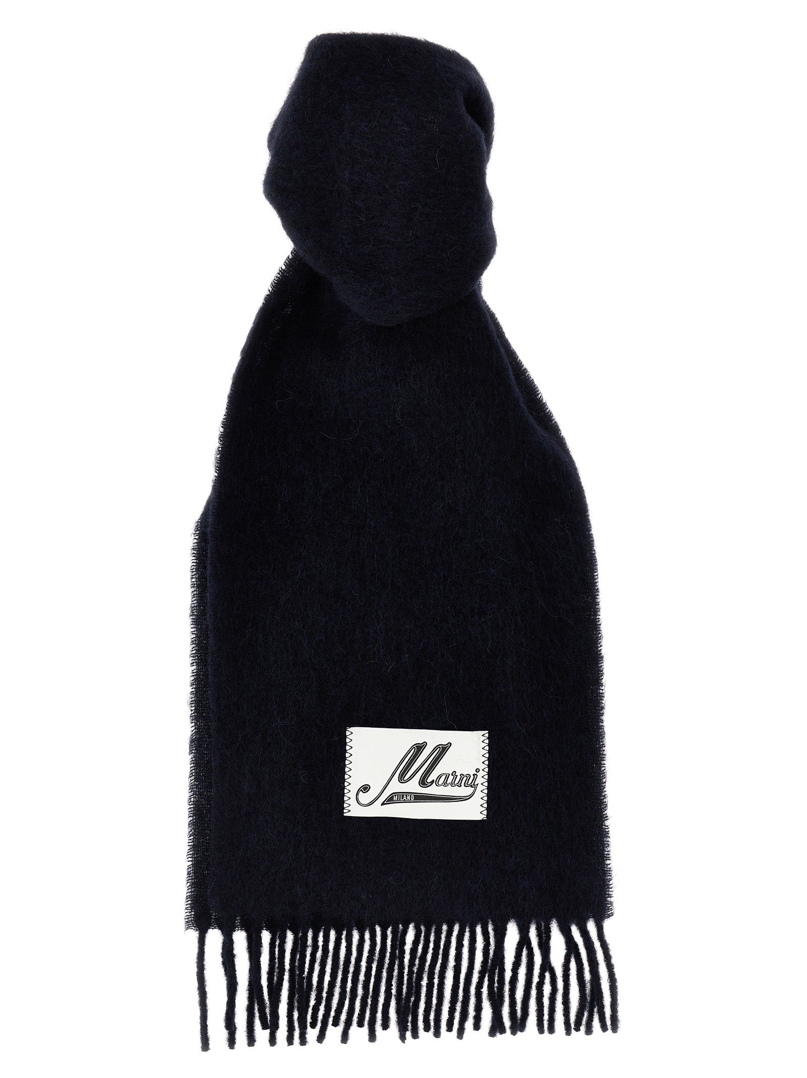 Marni Men Logo Patch Scarf MARNI