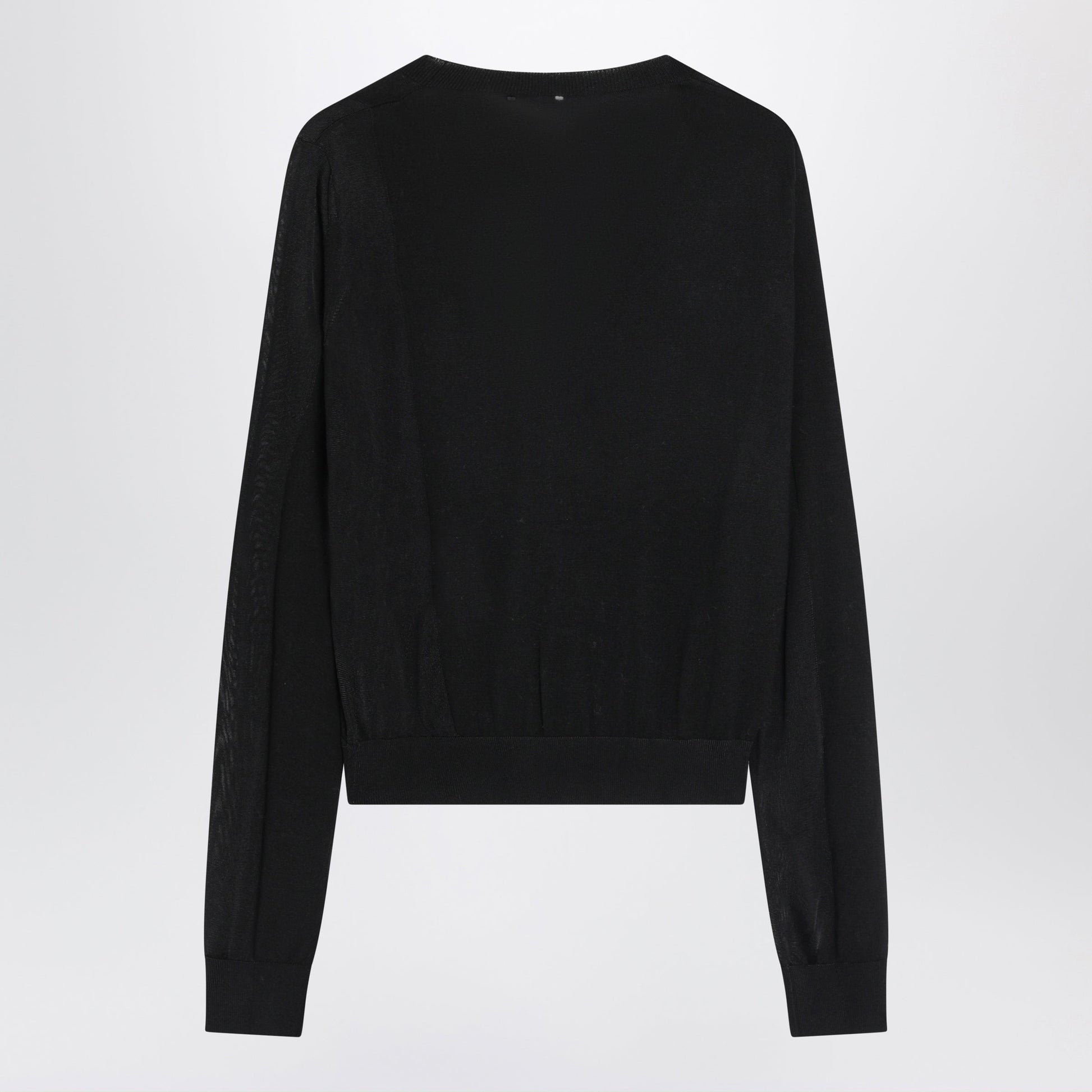 Sportmax Black Wool Cardigan Women SPORTMAX
