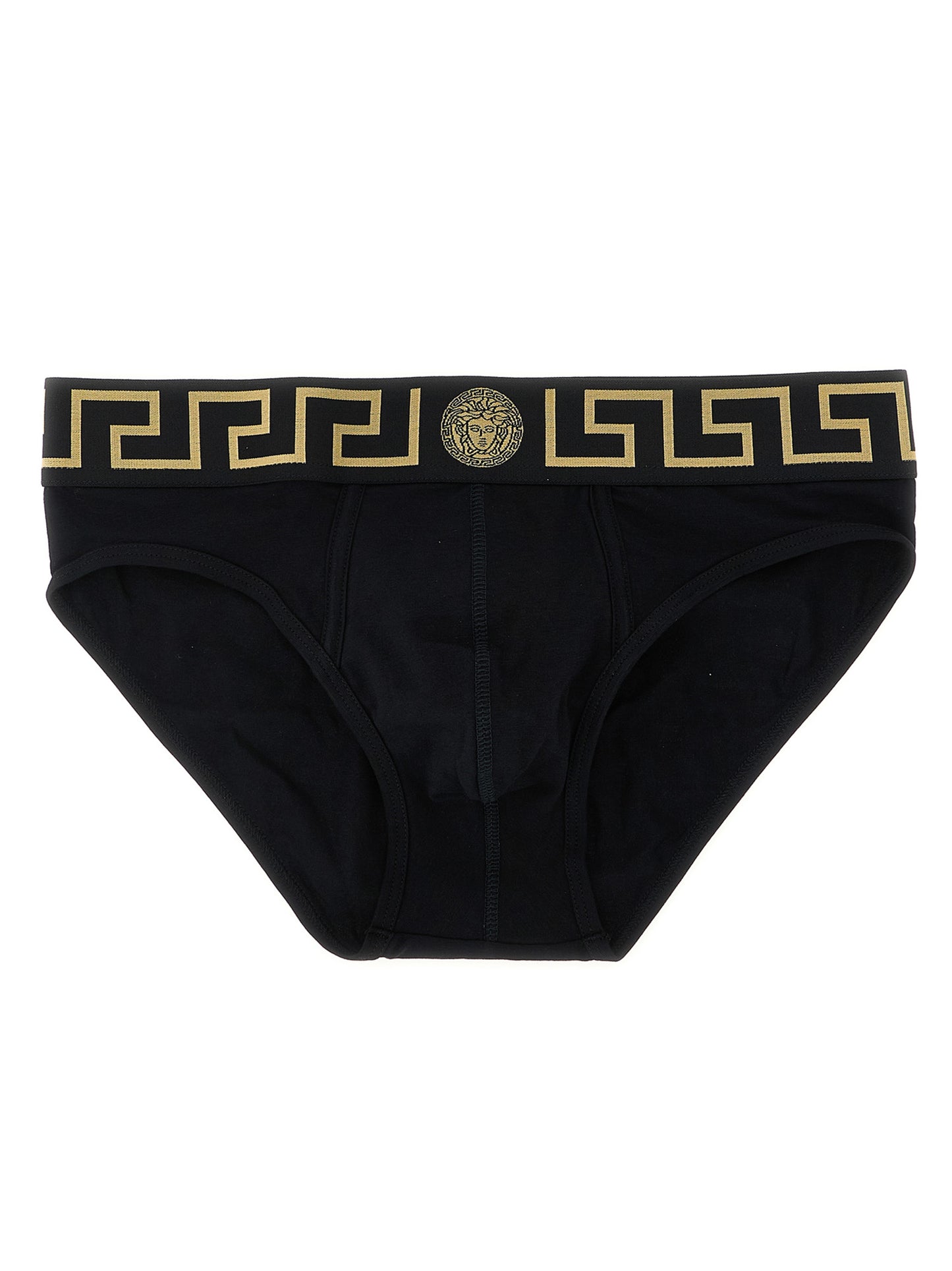 Versace Men 2-Pack Briefs With 'Greca' Pattern VERSACE